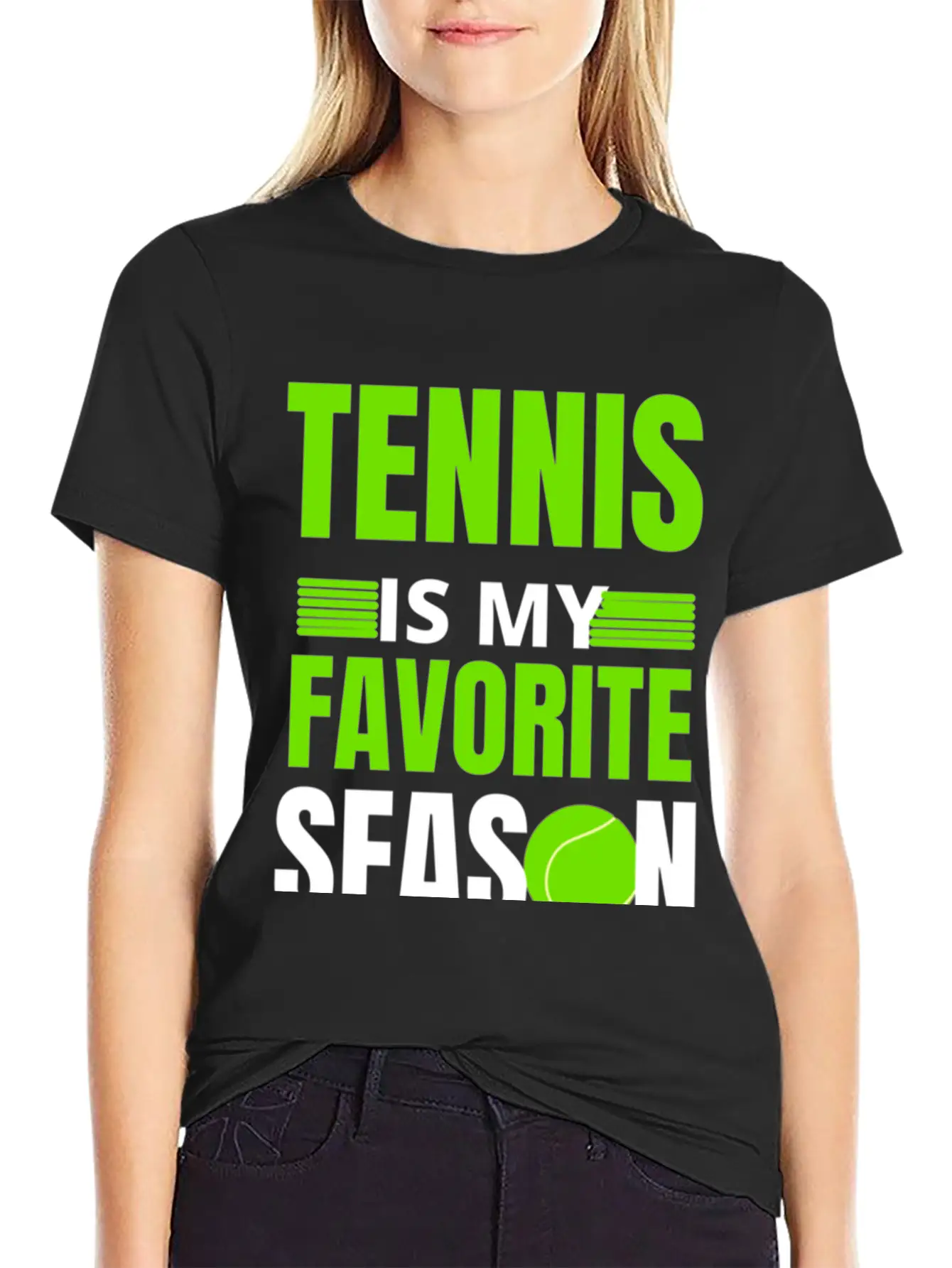 Tennis Is My Favorite Season Unisex Casual T-Shirt – Clean Design For Daily Comfort