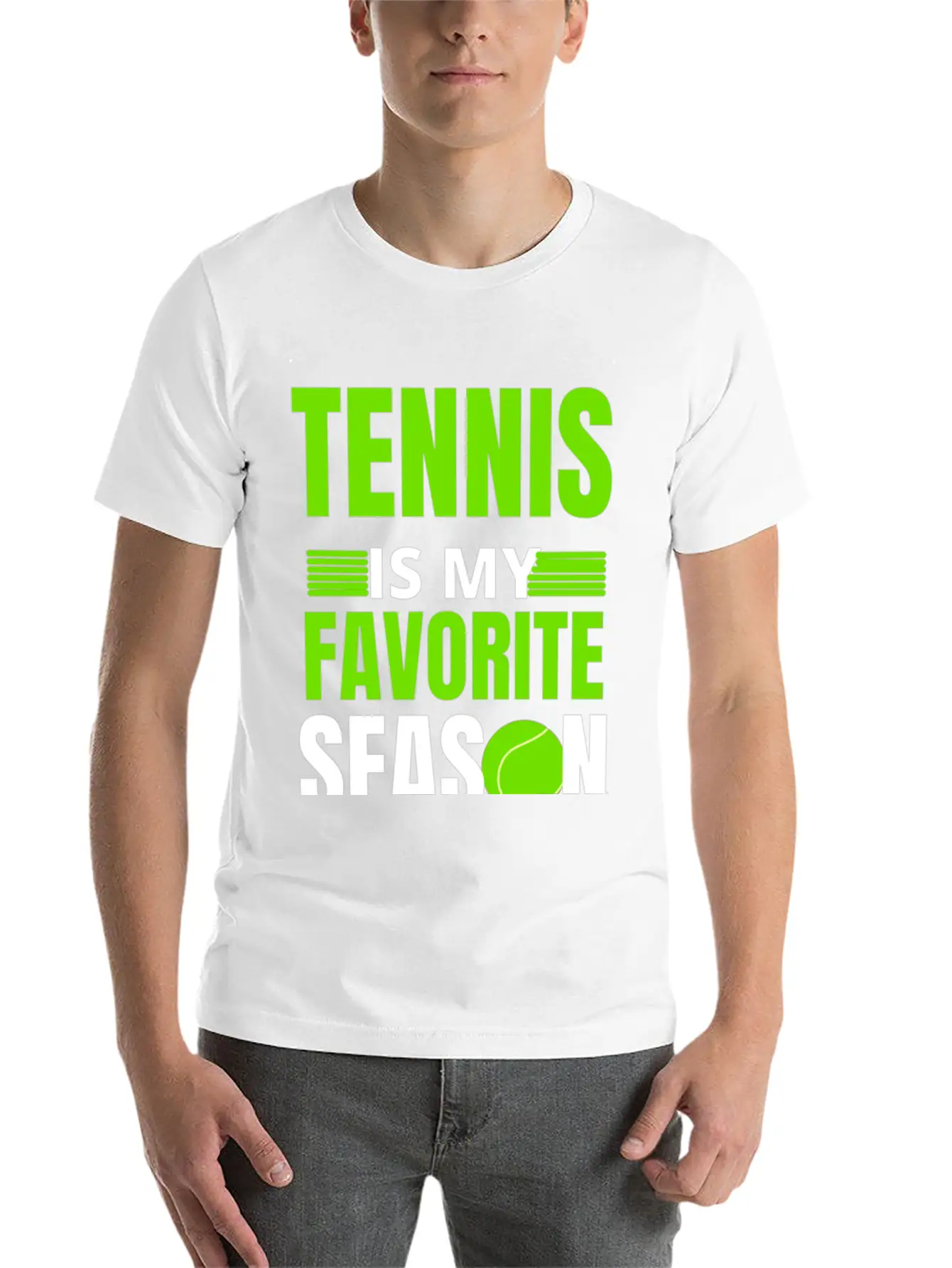 Tennis Is My Favorite Season Unisex Casual T-Shirt – Clean Design For Daily Comfort