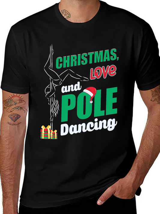 Christmas Love Pole Dancing T-Shirt