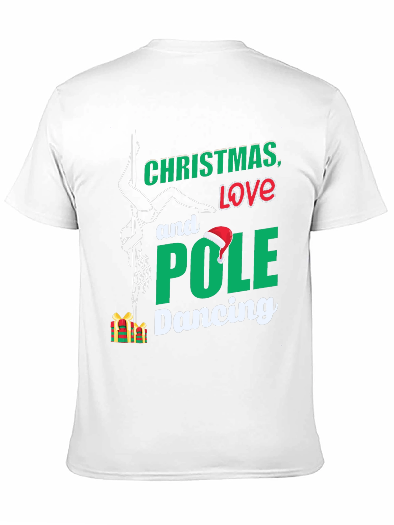 Christmas Love Pole Dancing T-Shirt