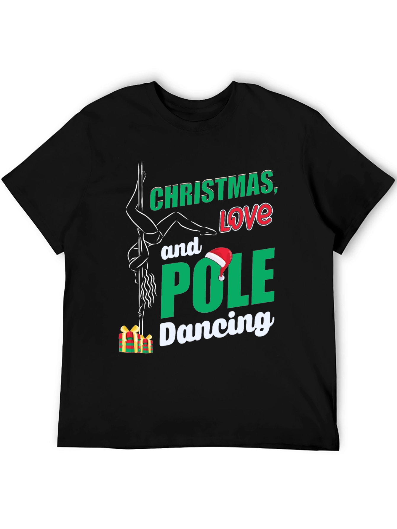 Christmas Love Pole Dancing T-Shirt