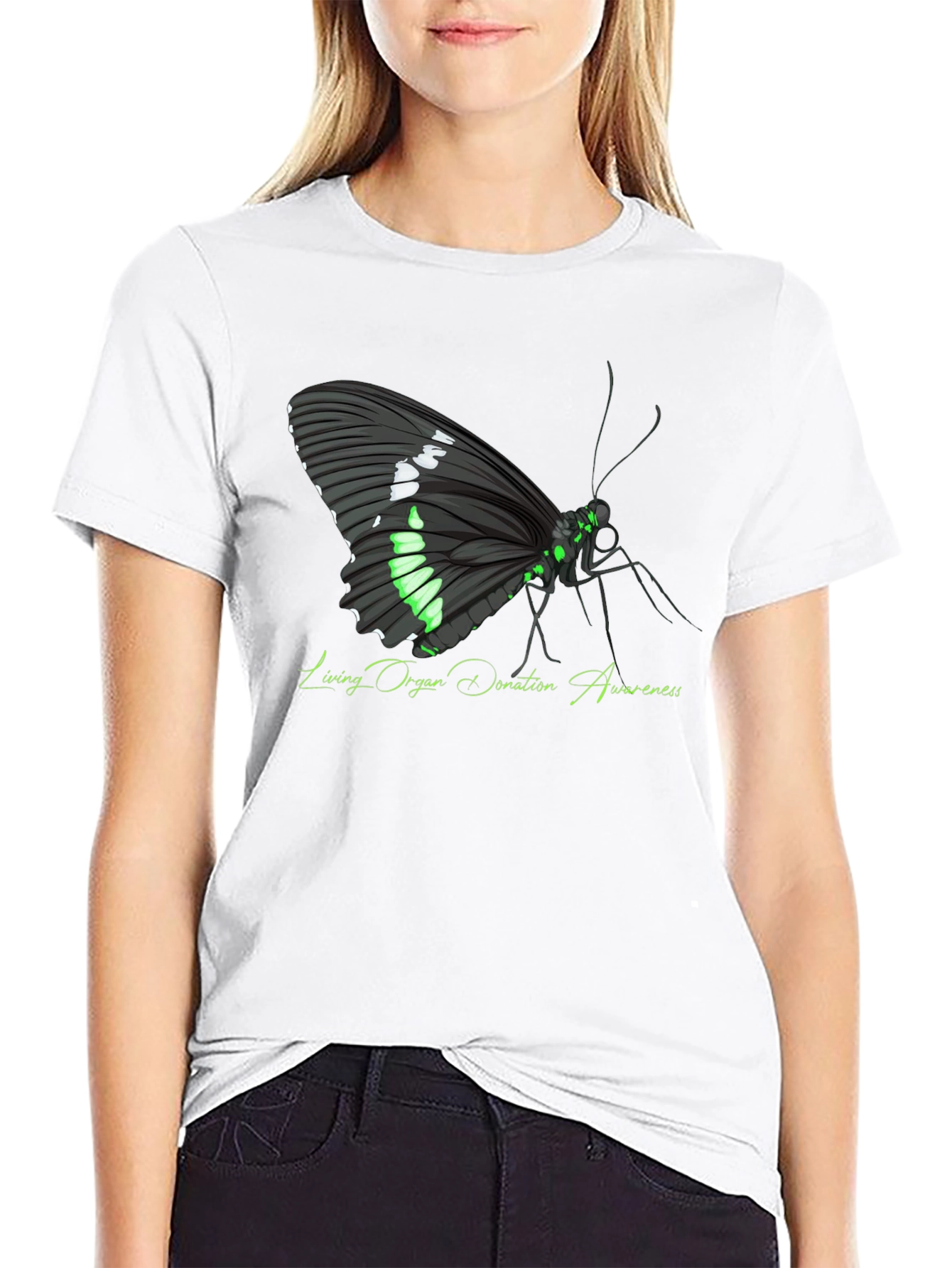 Living Organ Donation Awareness Butterfly T-Shirt