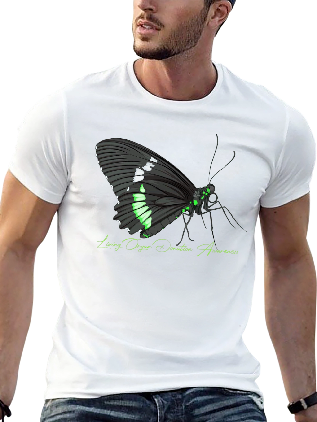 Living Organ Donation Awareness Butterfly T-Shirt