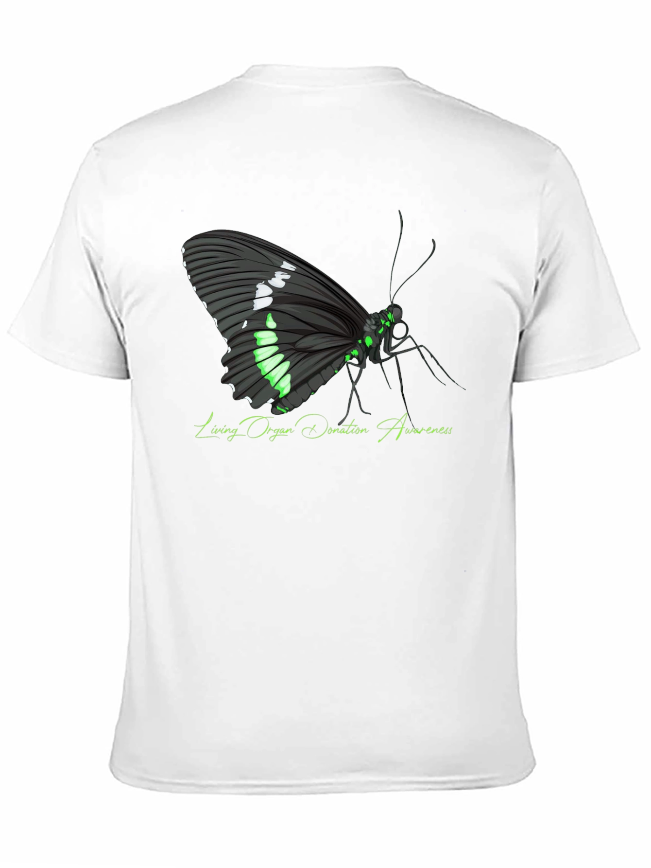 Living Organ Donation Awareness Butterfly T-Shirt