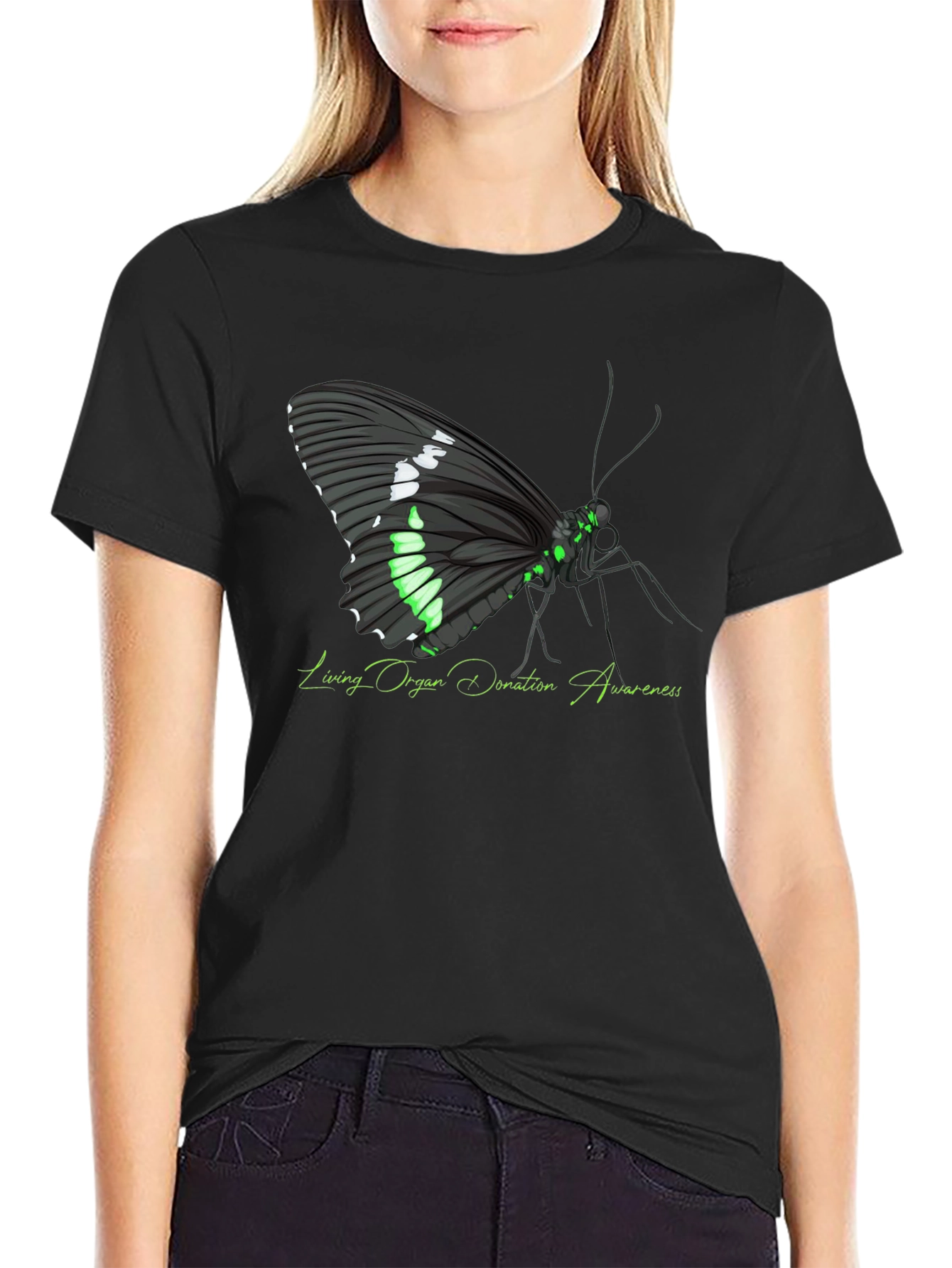 Living Organ Donation Awareness Butterfly T-Shirt