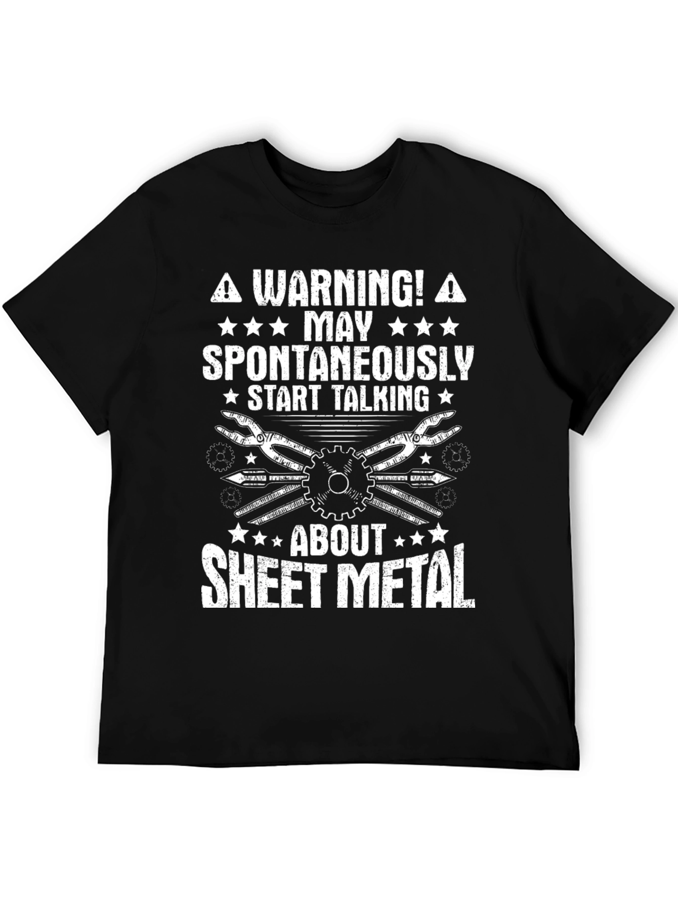 Warning Sheet Metal T-Shirt