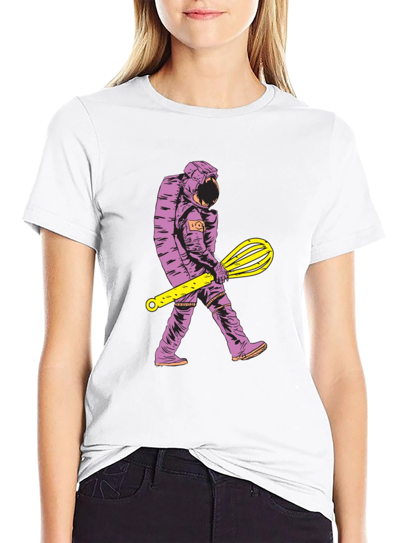 Astronaut Chef T-Shirt - Space Baker Novelty Tee