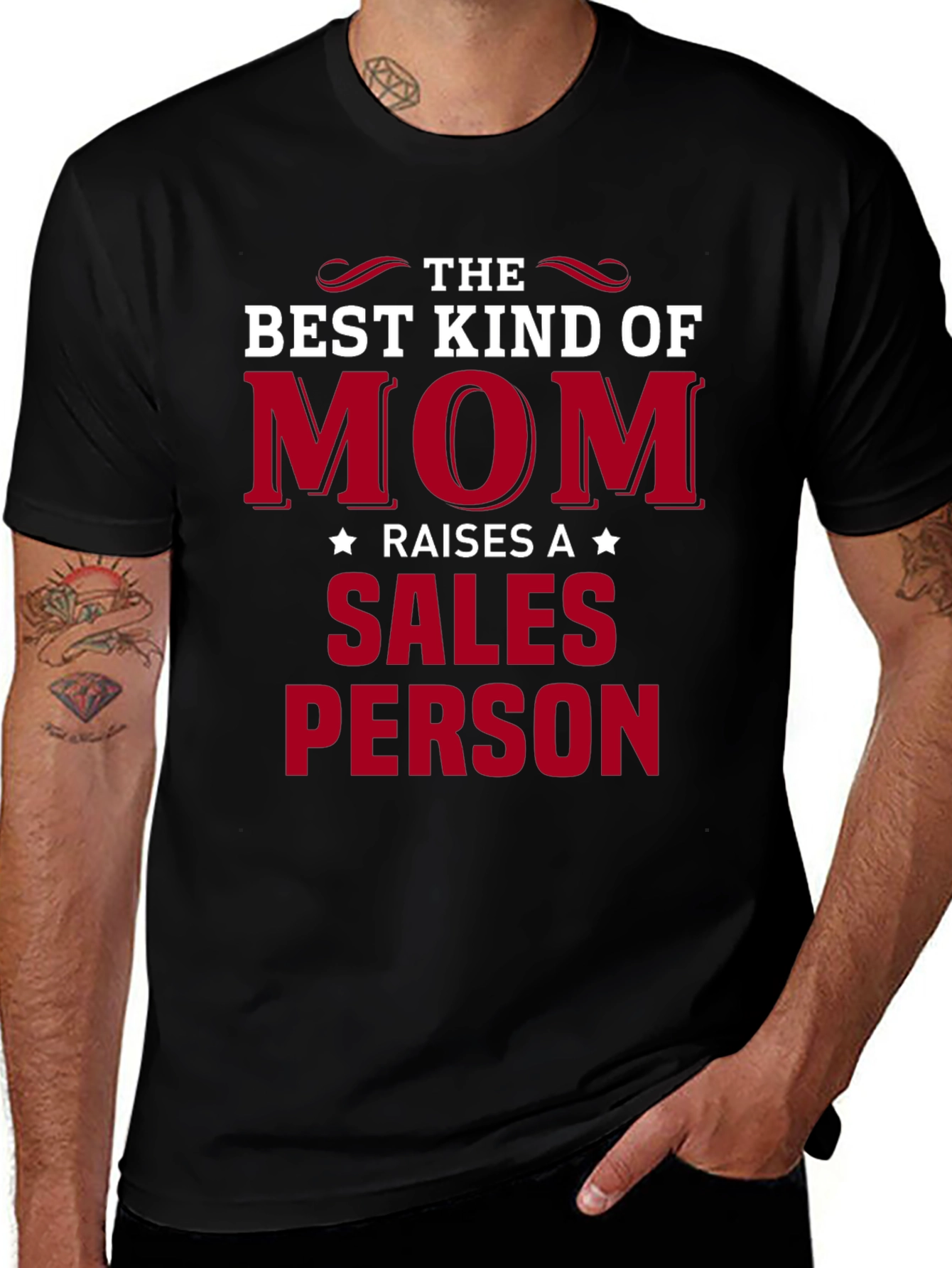 Best Kind of Mom Salesperson T-Shirt