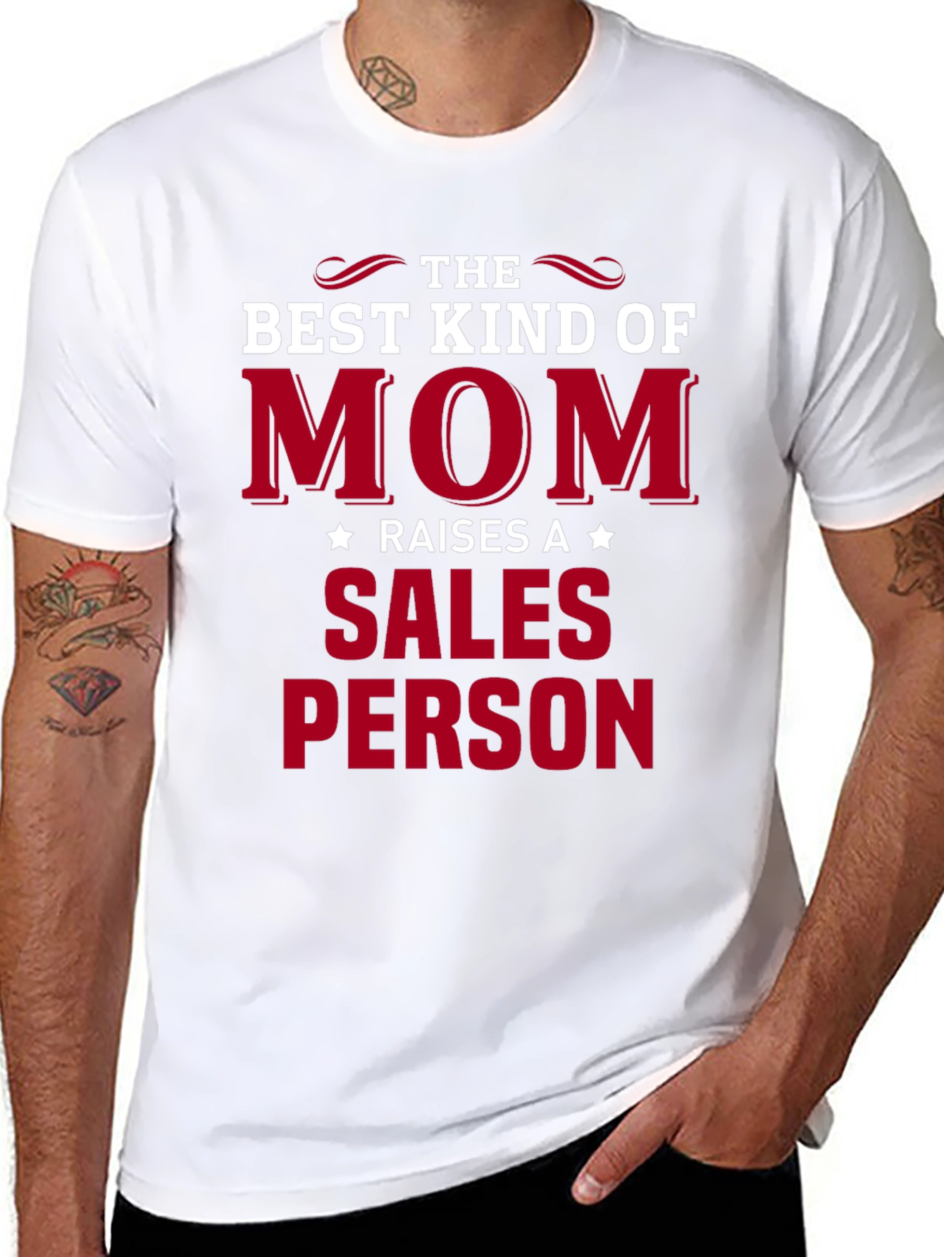 Best Kind of Mom Salesperson T-Shirt