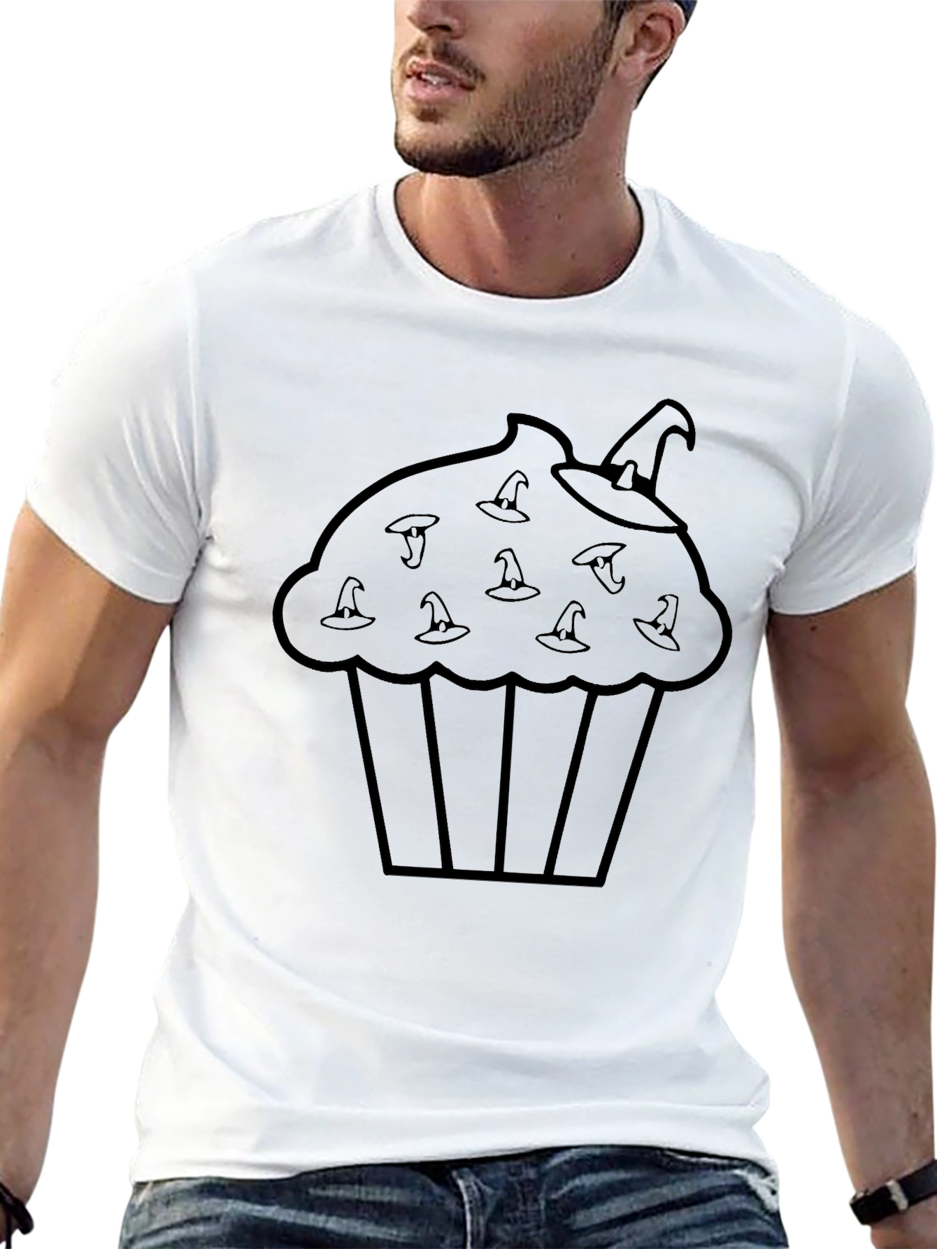 Halloween Cupcake T-Shirt - Spooky Season Tee