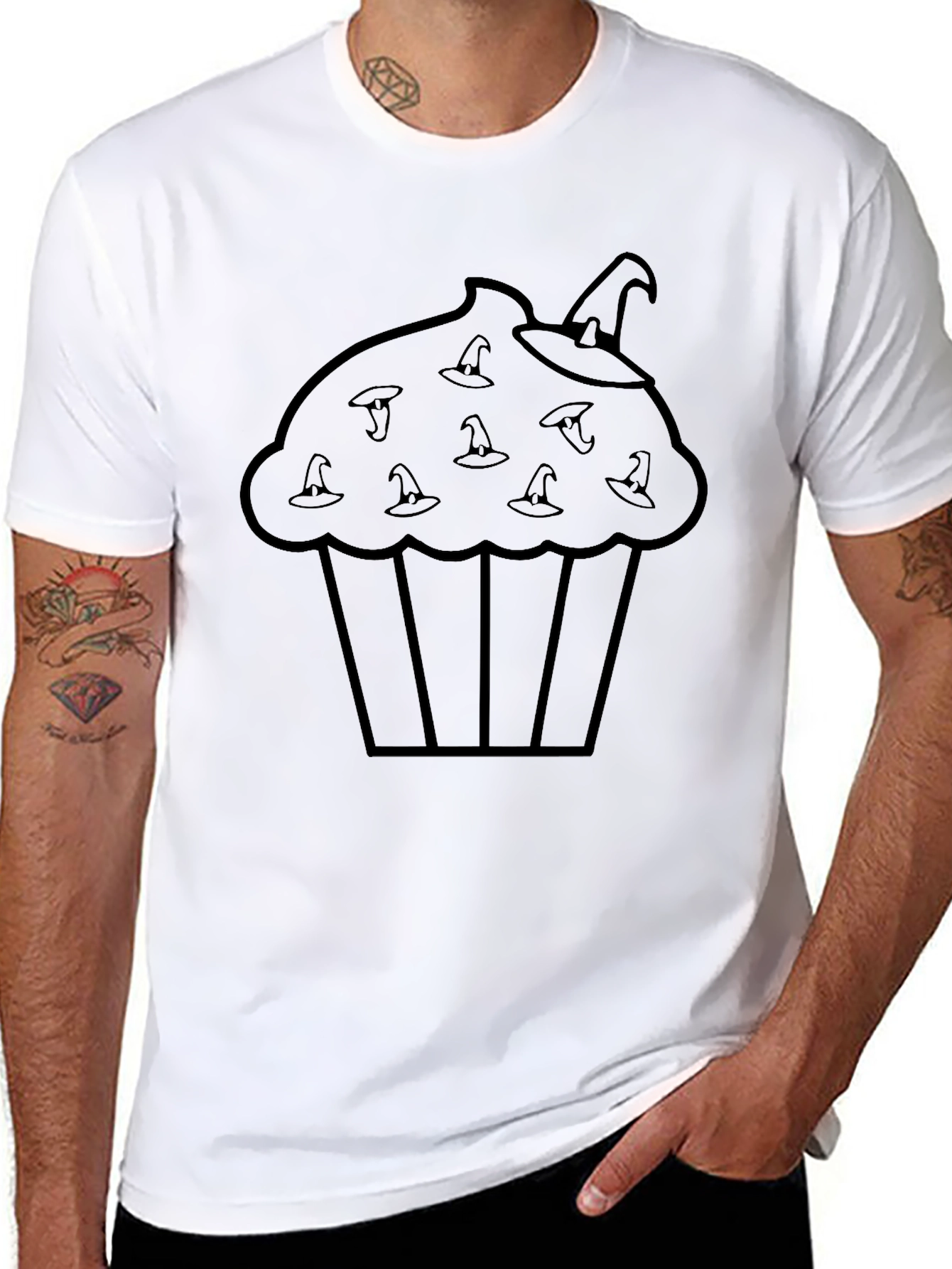 Halloween Cupcake T-Shirt - Spooky Season Tee