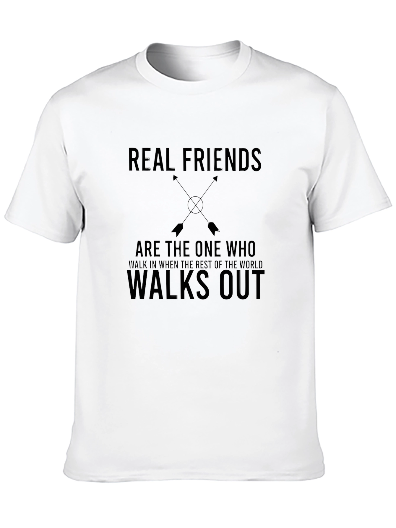 Real Friends Graphic T-Shirt - Black