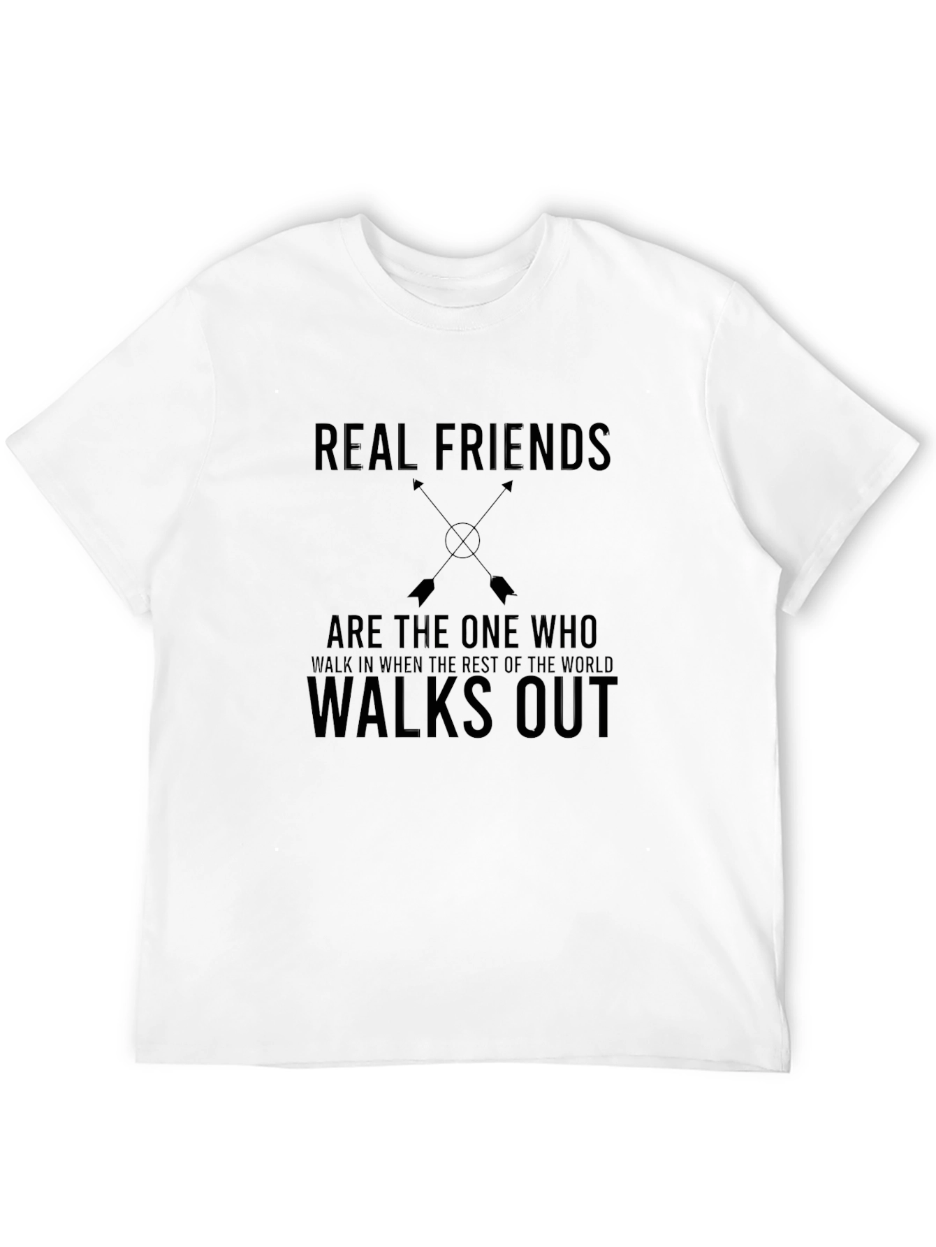 Real Friends Graphic T-Shirt - Black