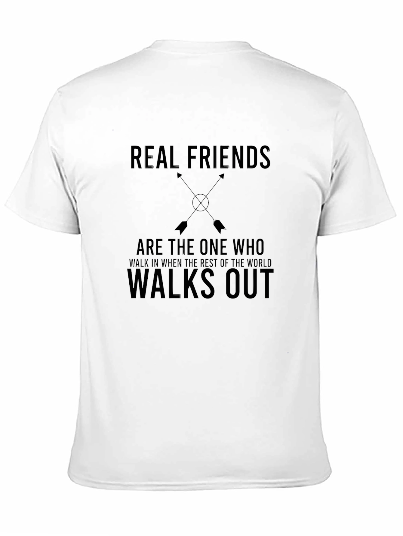 Real Friends Graphic T-Shirt - Black