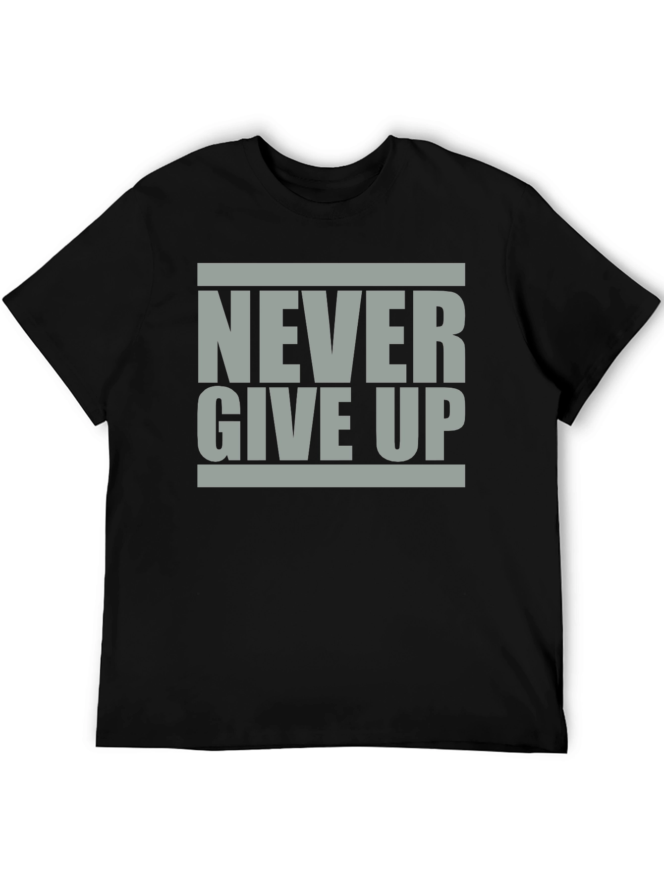 Motivational Never Give Up Graphic Tee