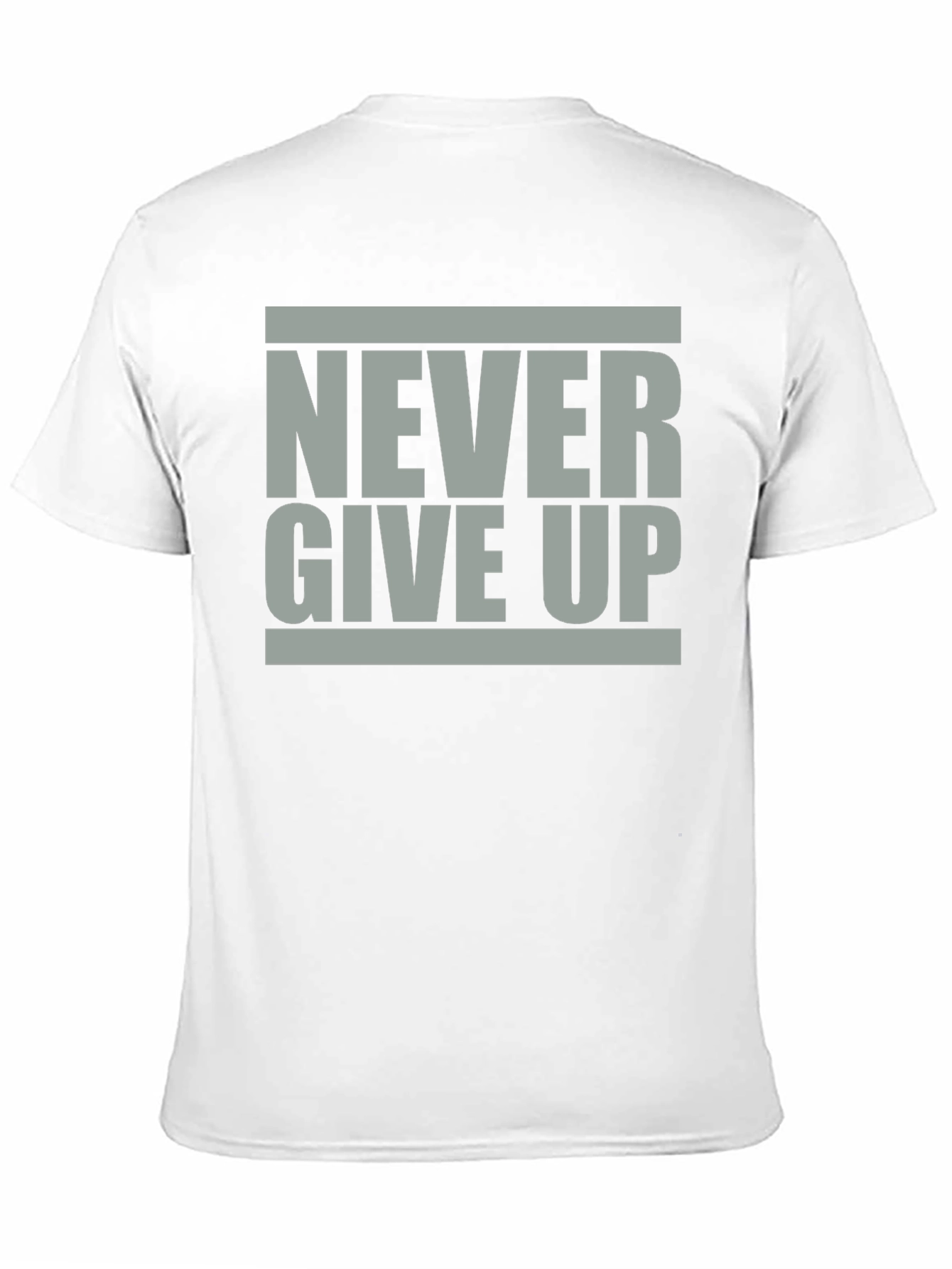 Motivational Never Give Up Graphic Tee
