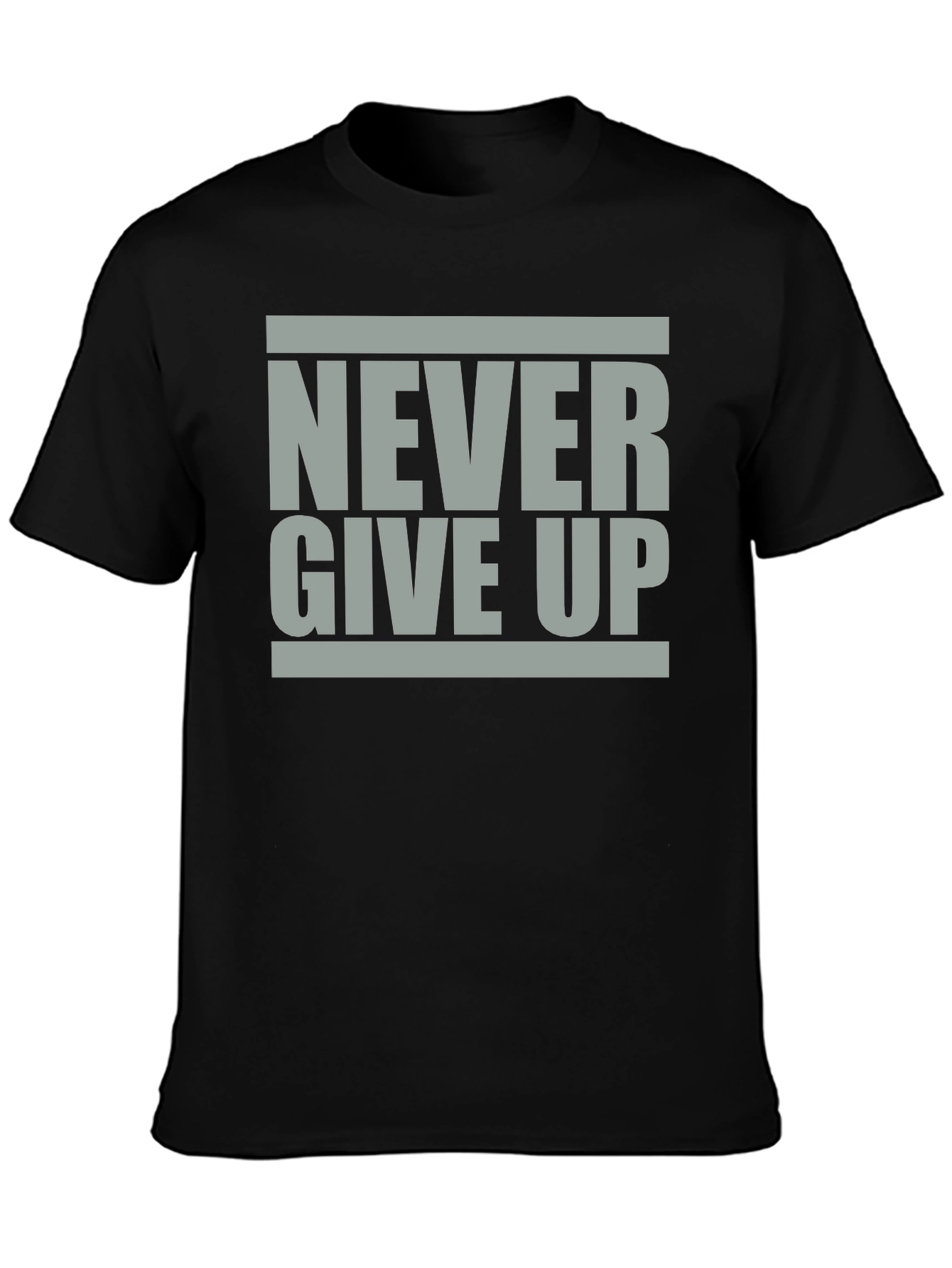 Motivational Never Give Up Graphic Tee