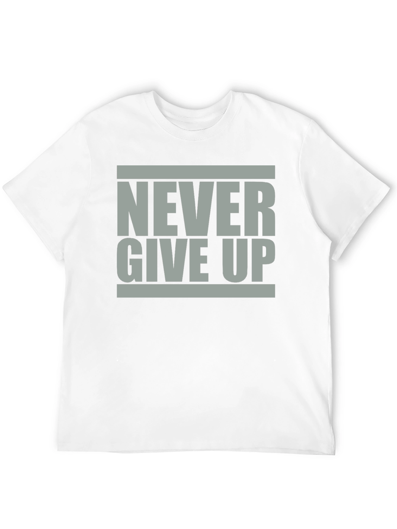 Motivational Never Give Up Graphic Tee
