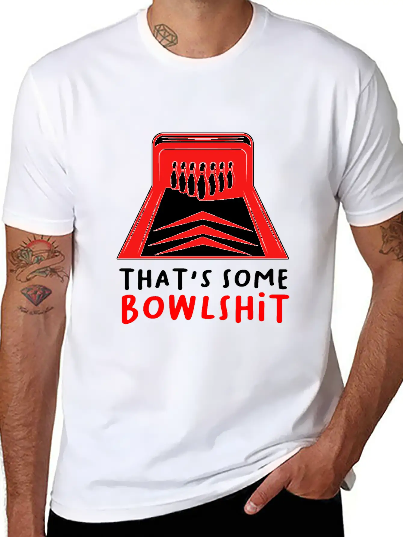 That's Some Bowlshit Strike Bowling Pins Alley Unisex Casual T-Shirt – Clean Design For Daily Comfort