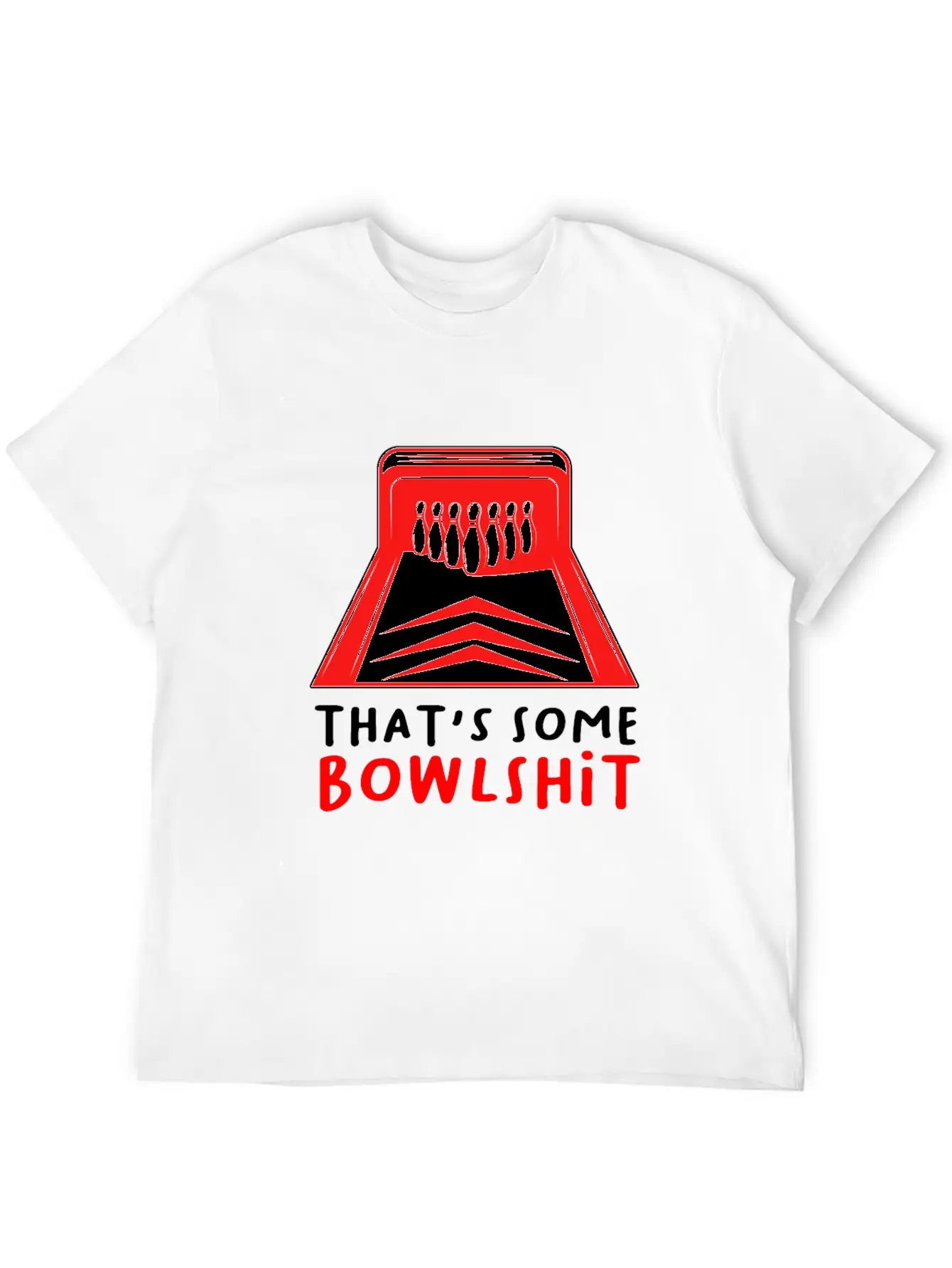 That's Some Bowlshit Strike Bowling Pins Alley Unisex Casual T-Shirt – Clean Design For Daily Comfort