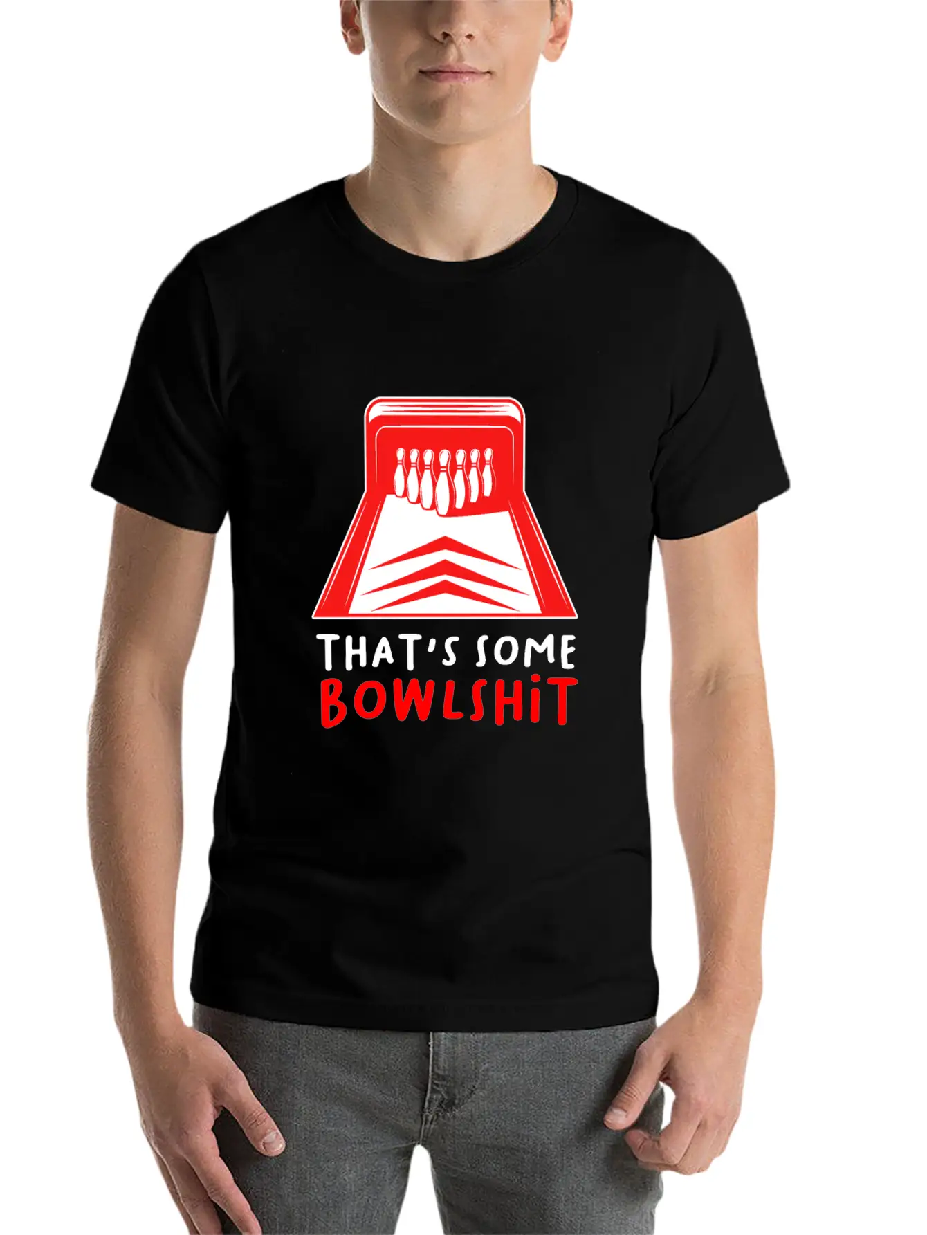 That's Some Bowlshit Strike Bowling Pins Alley Unisex Casual T-Shirt – Clean Design For Daily Comfort
