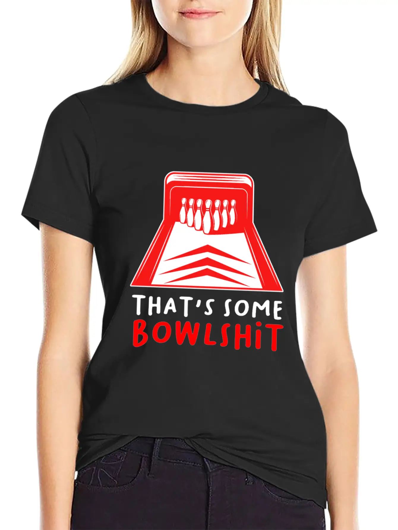 That's Some Bowlshit Strike Bowling Pins Alley Unisex Casual T-Shirt – Clean Design For Daily Comfort