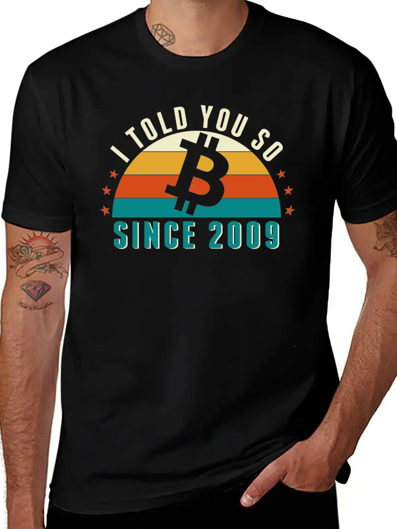 The Bitcoin BTC - I Told You So T-Shirt Unisex Casual T-Shirt – Clean Design For Daily Comfort