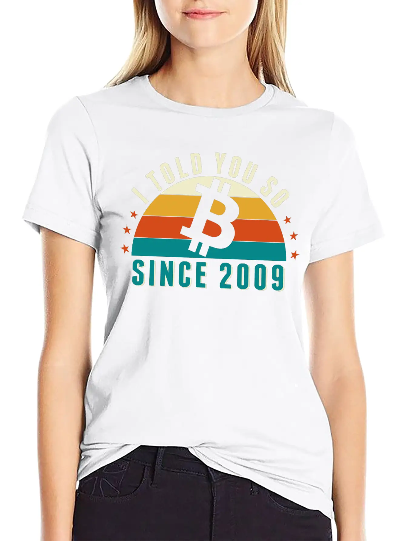 The Bitcoin BTC - I Told You So T-Shirt Unisex Casual T-Shirt – Clean Design For Daily Comfort