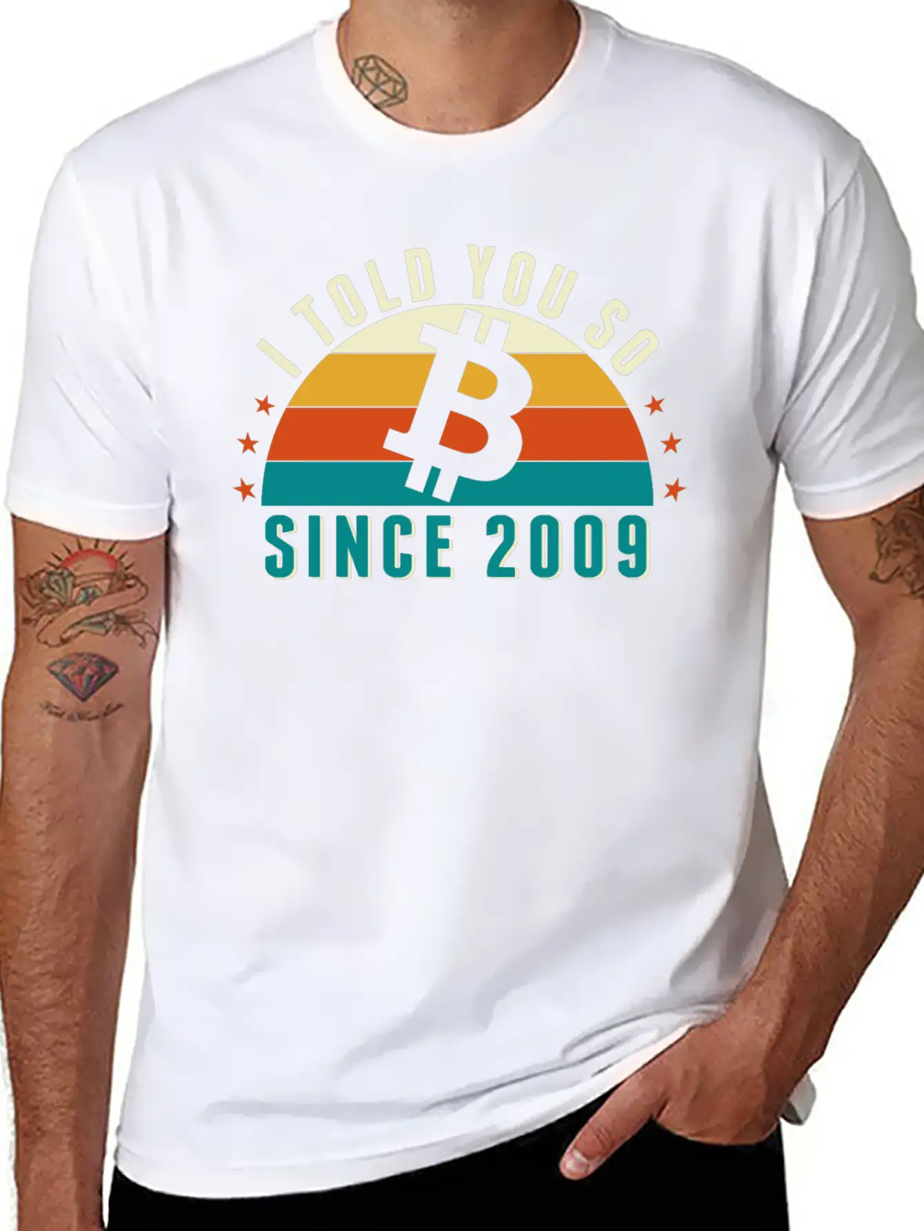 The Bitcoin BTC - I Told You So T-Shirt Unisex Casual T-Shirt – Clean Design For Daily Comfort