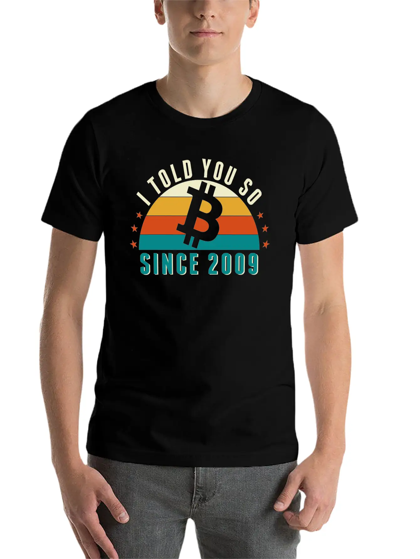 The Bitcoin BTC - I Told You So T-Shirt Unisex Casual T-Shirt – Clean Design For Daily Comfort