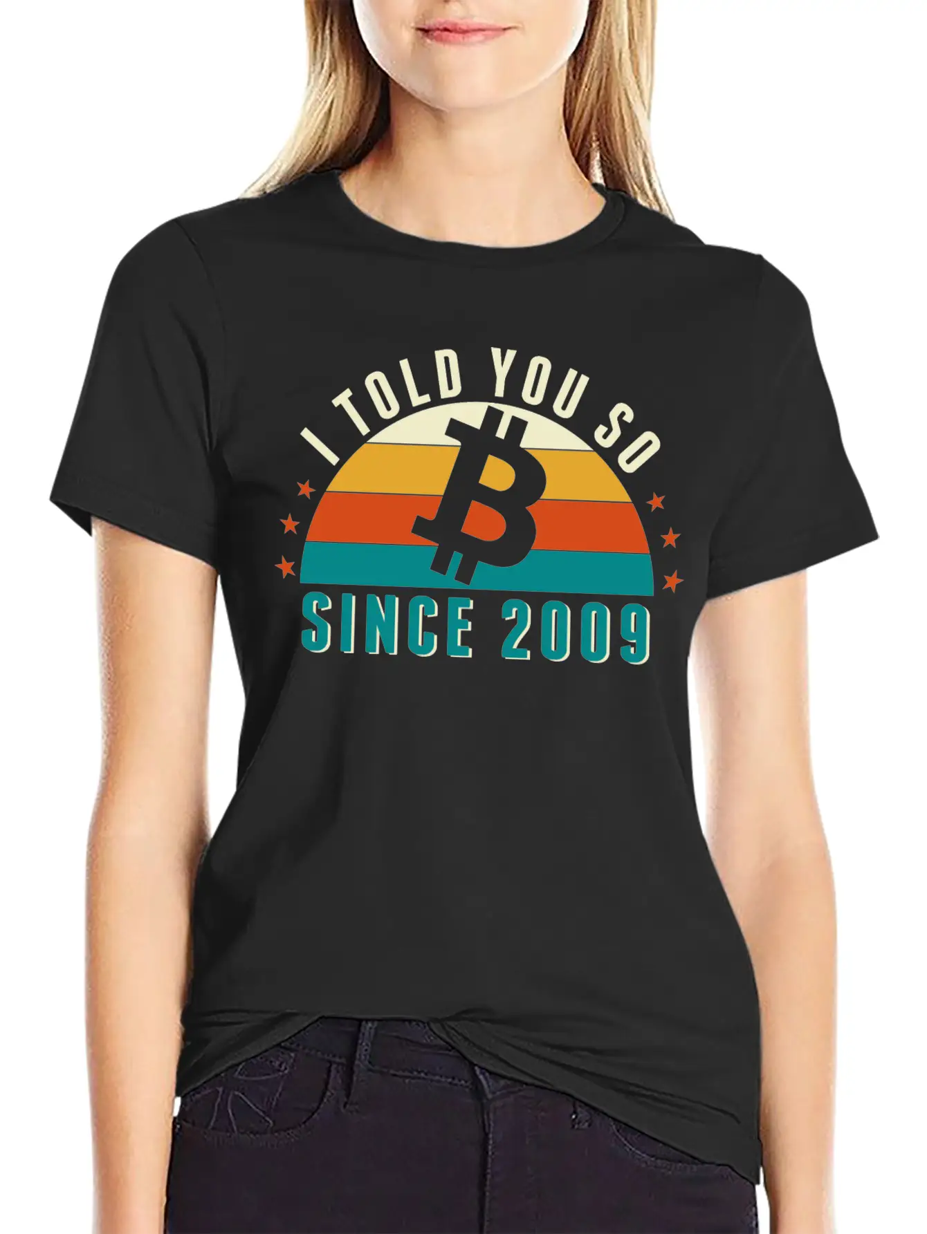 The Bitcoin BTC - I Told You So T-Shirt Unisex Casual T-Shirt – Clean Design For Daily Comfort