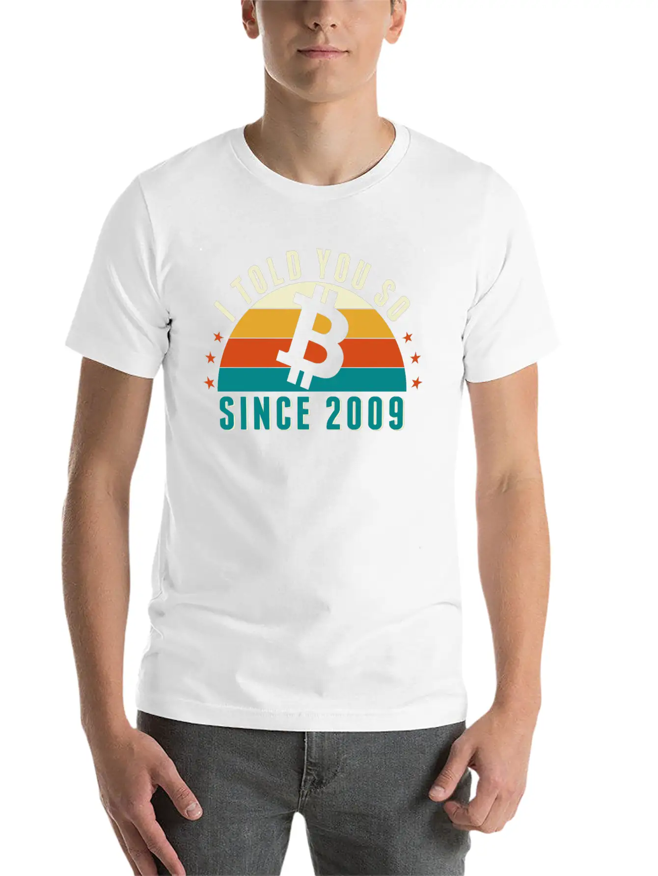 The Bitcoin BTC - I Told You So T-Shirt Unisex Casual T-Shirt – Clean Design For Daily Comfort