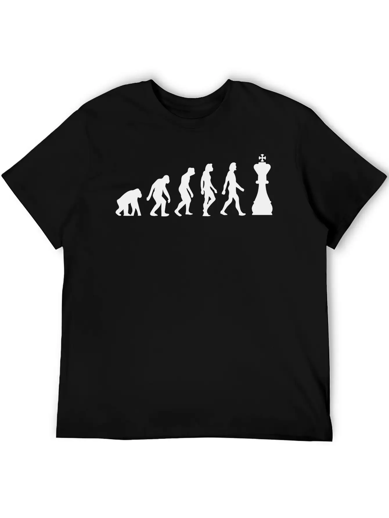 The Evolution Of Chess Unisex Casual T-Shirt – Clean Design For Daily Comfort