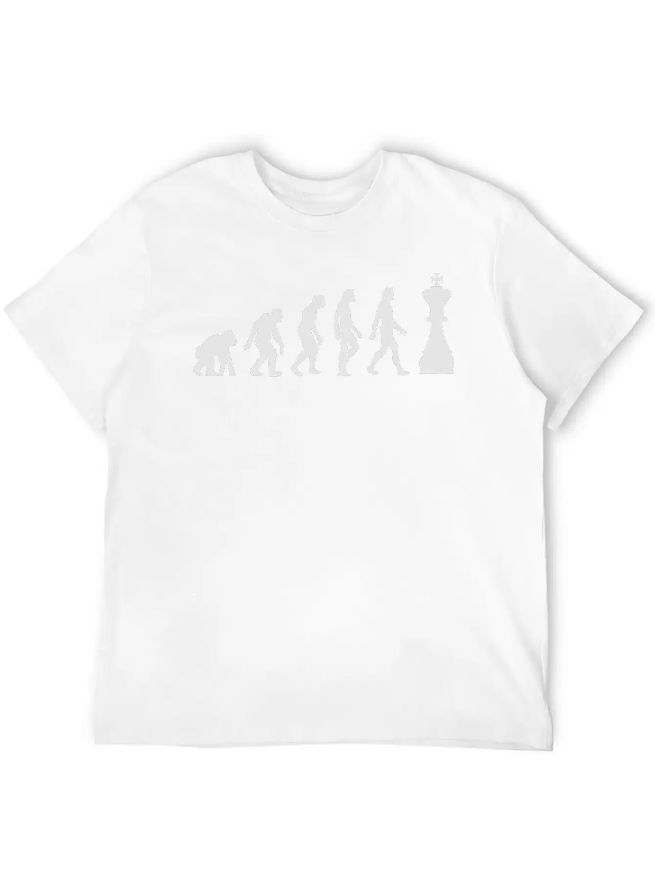 The Evolution Of Chess Unisex Casual T-Shirt – Clean Design For Daily Comfort