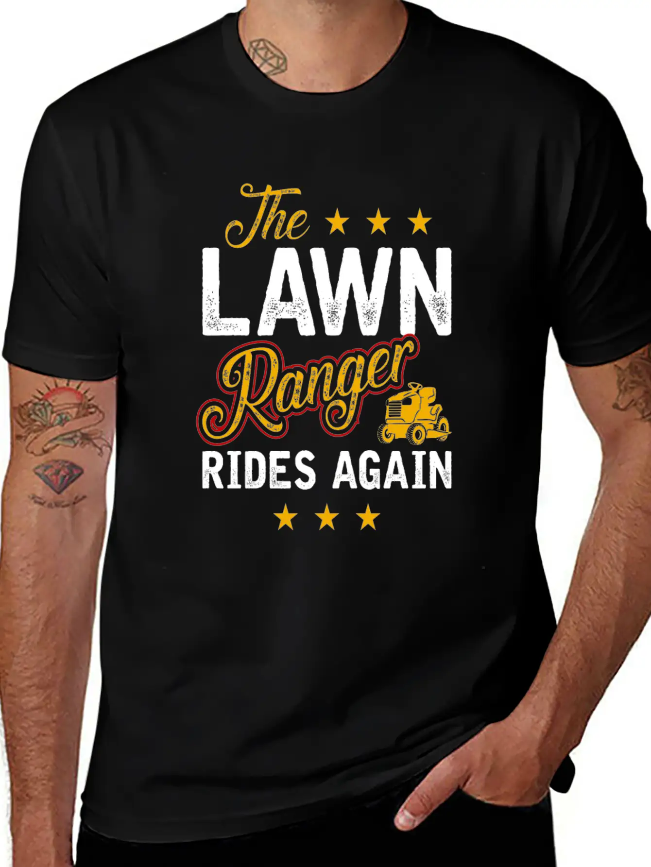 The Lawn Ranger Unisex Casual T-Shirt – Clean Design For Daily Comfort