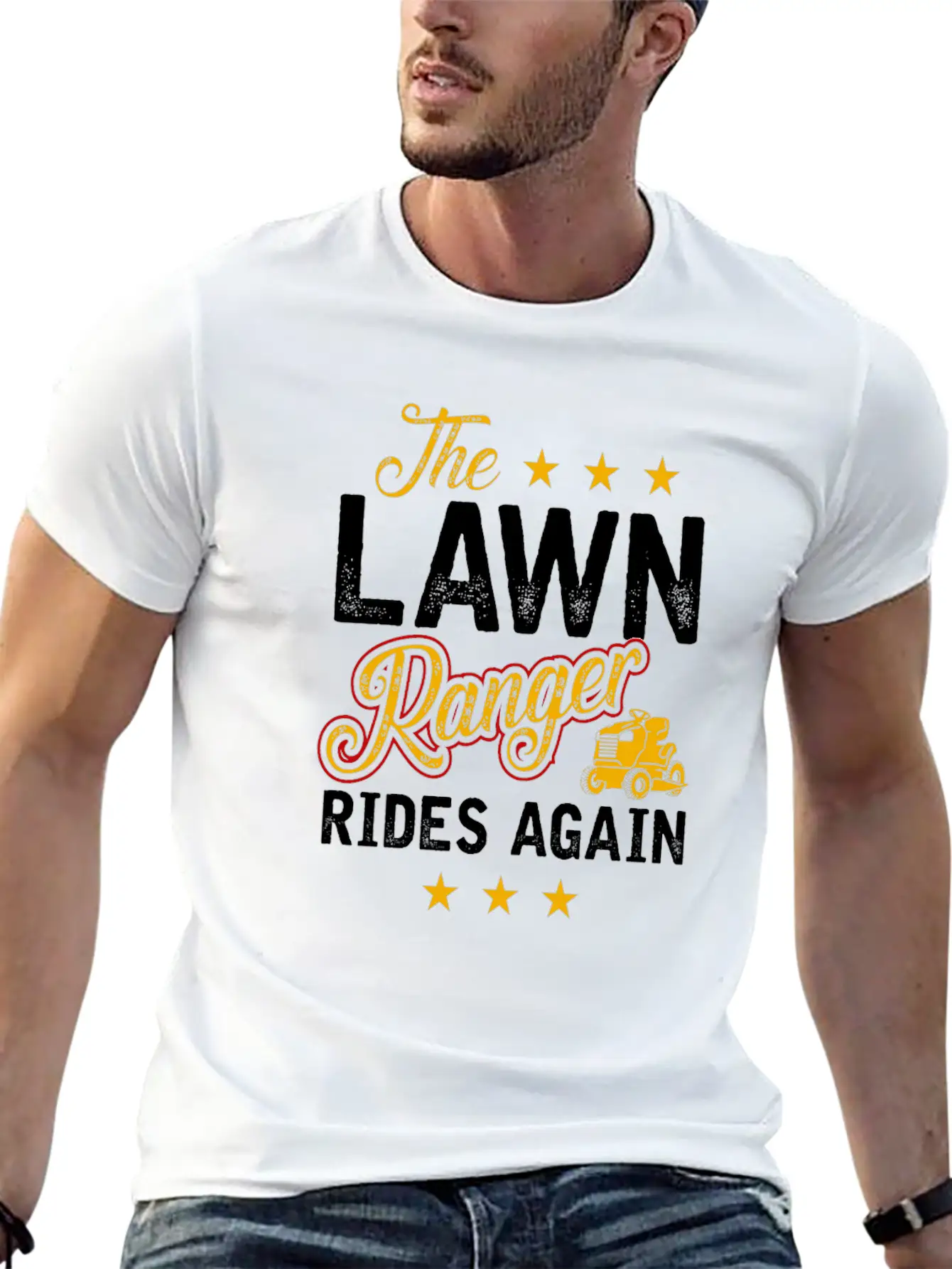The Lawn Ranger Unisex Casual T-Shirt – Clean Design For Daily Comfort