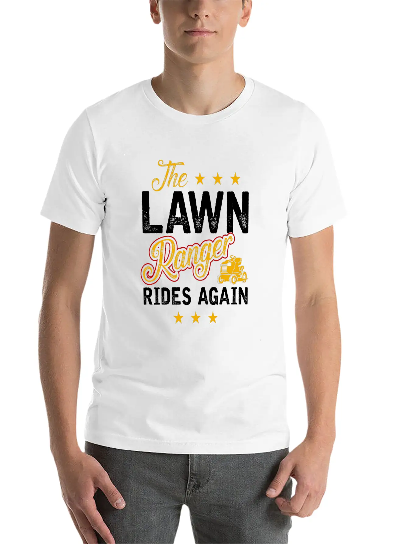 The Lawn Ranger Unisex Casual T-Shirt – Clean Design For Daily Comfort