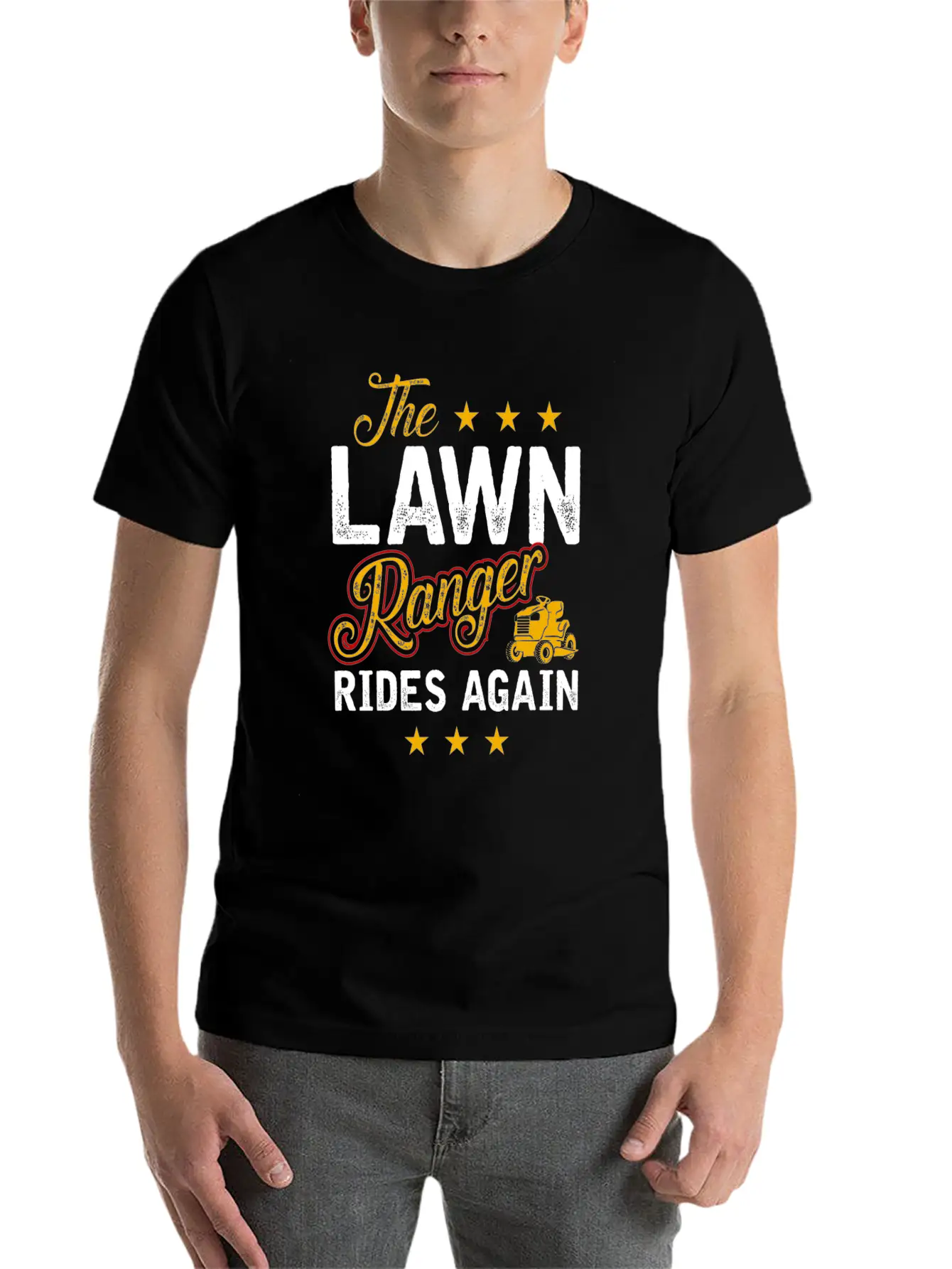 The Lawn Ranger Unisex Casual T-Shirt – Clean Design For Daily Comfort