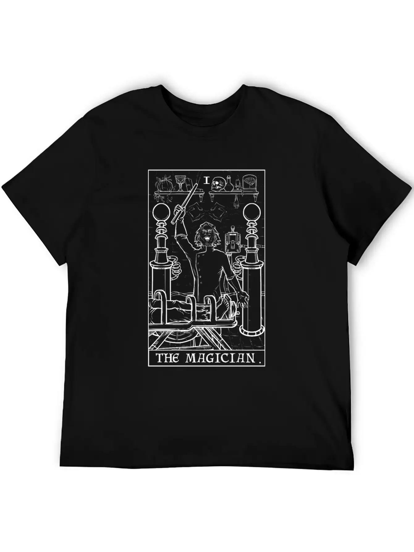 The Magician Terror Tarot Shadow Edition Unisex Casual T-Shirt – Clean Design For Daily Comfort