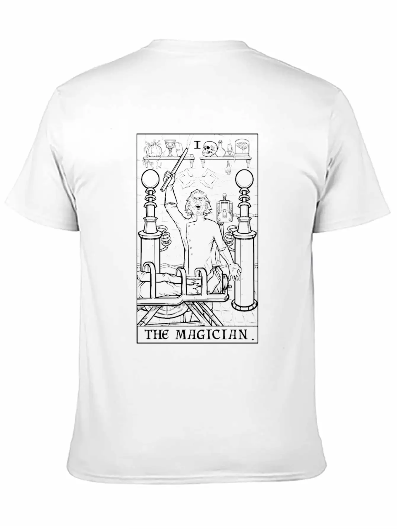The Magician Terror Tarot Shadow Edition Unisex Casual T-Shirt – Clean Design For Daily Comfort
