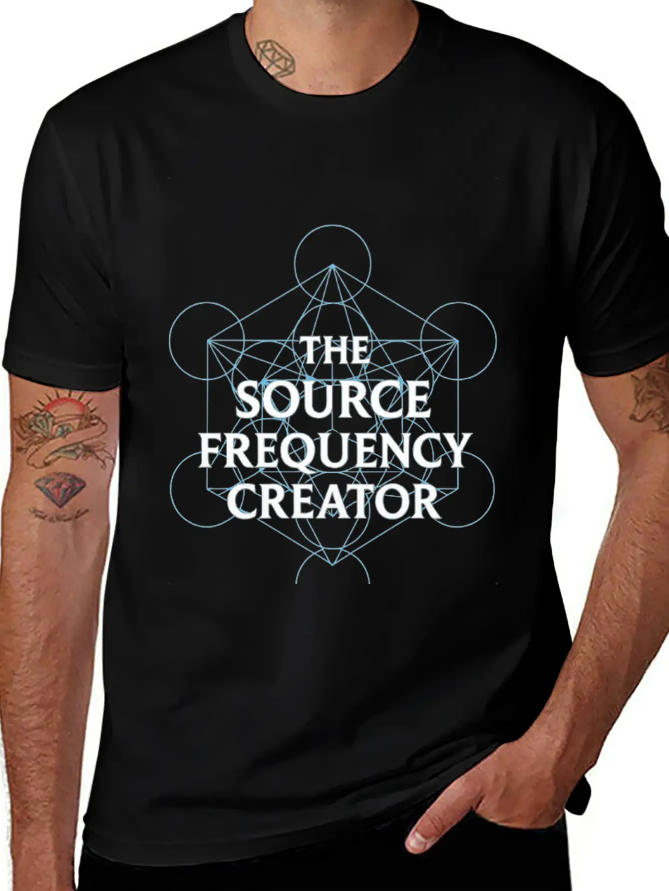 The Source Frequency Creator – Soul Activation Tee Unisex Casual T-Shirt – Clean Design For Daily Comfort