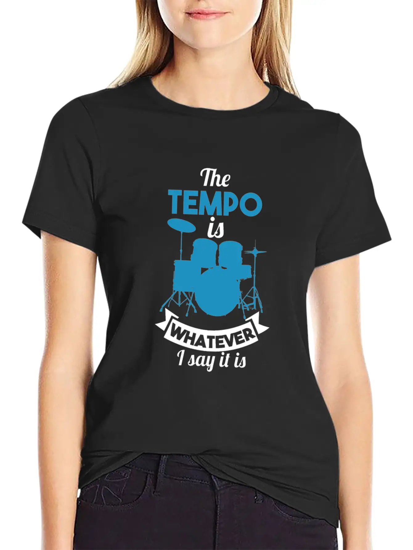 The Tempo Is Whatever I Say It Is Unisex Casual T-Shirt – Clean Design For Daily Comfort