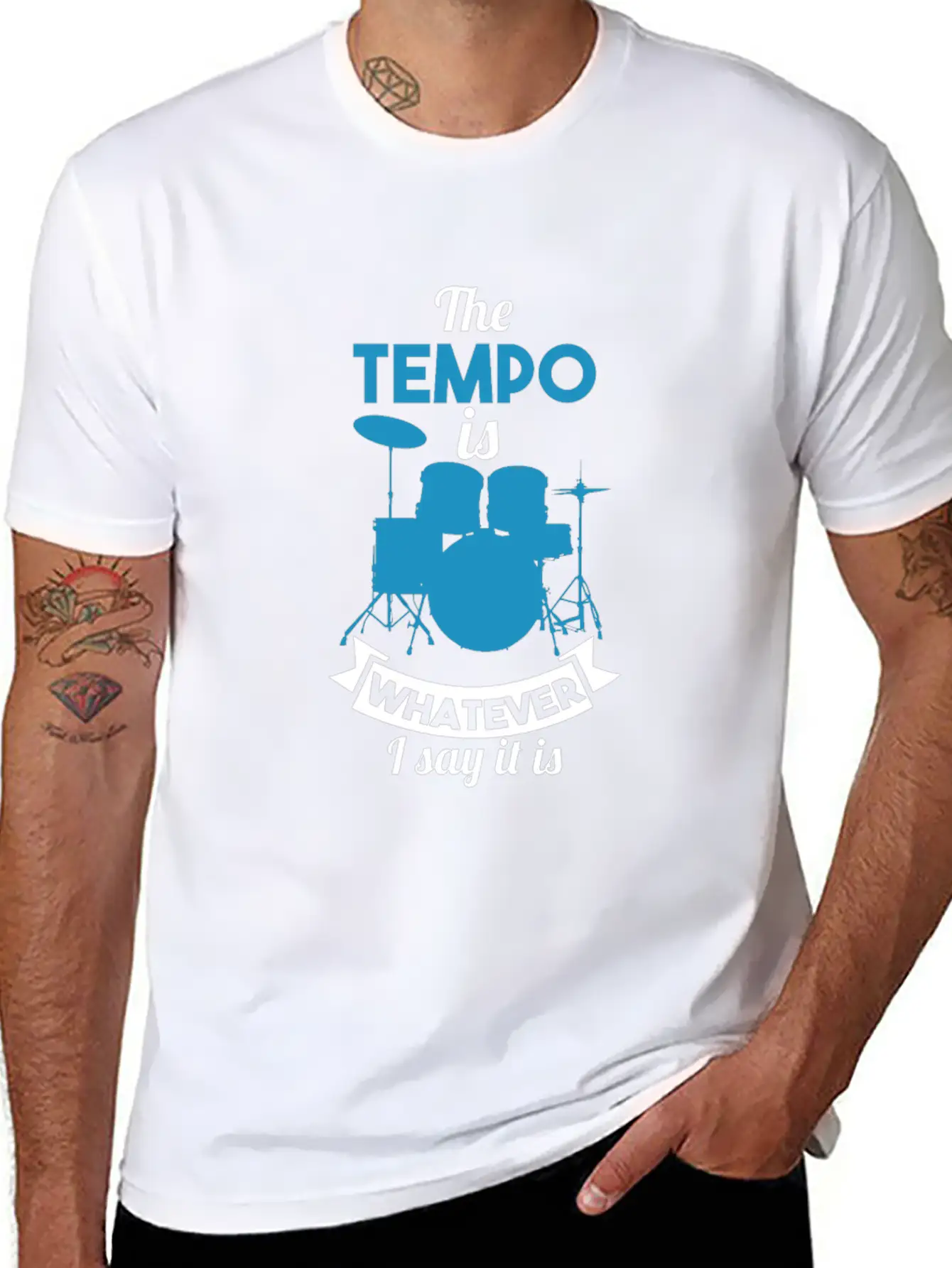 The Tempo Is Whatever I Say It Is Unisex Casual T-Shirt – Clean Design For Daily Comfort