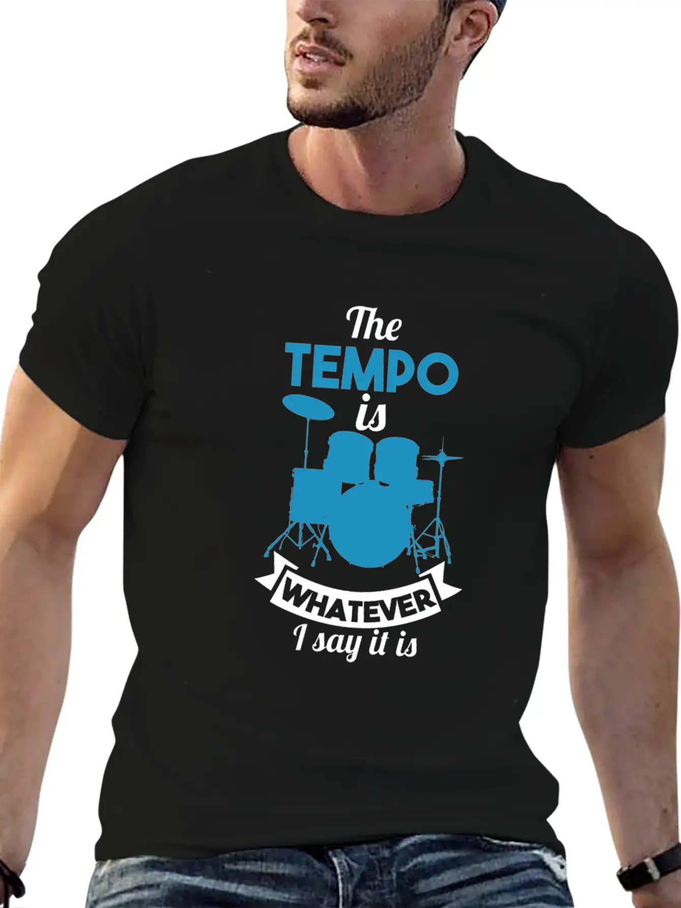 The Tempo Is Whatever I Say It Is Unisex Casual T-Shirt – Clean Design For Daily Comfort