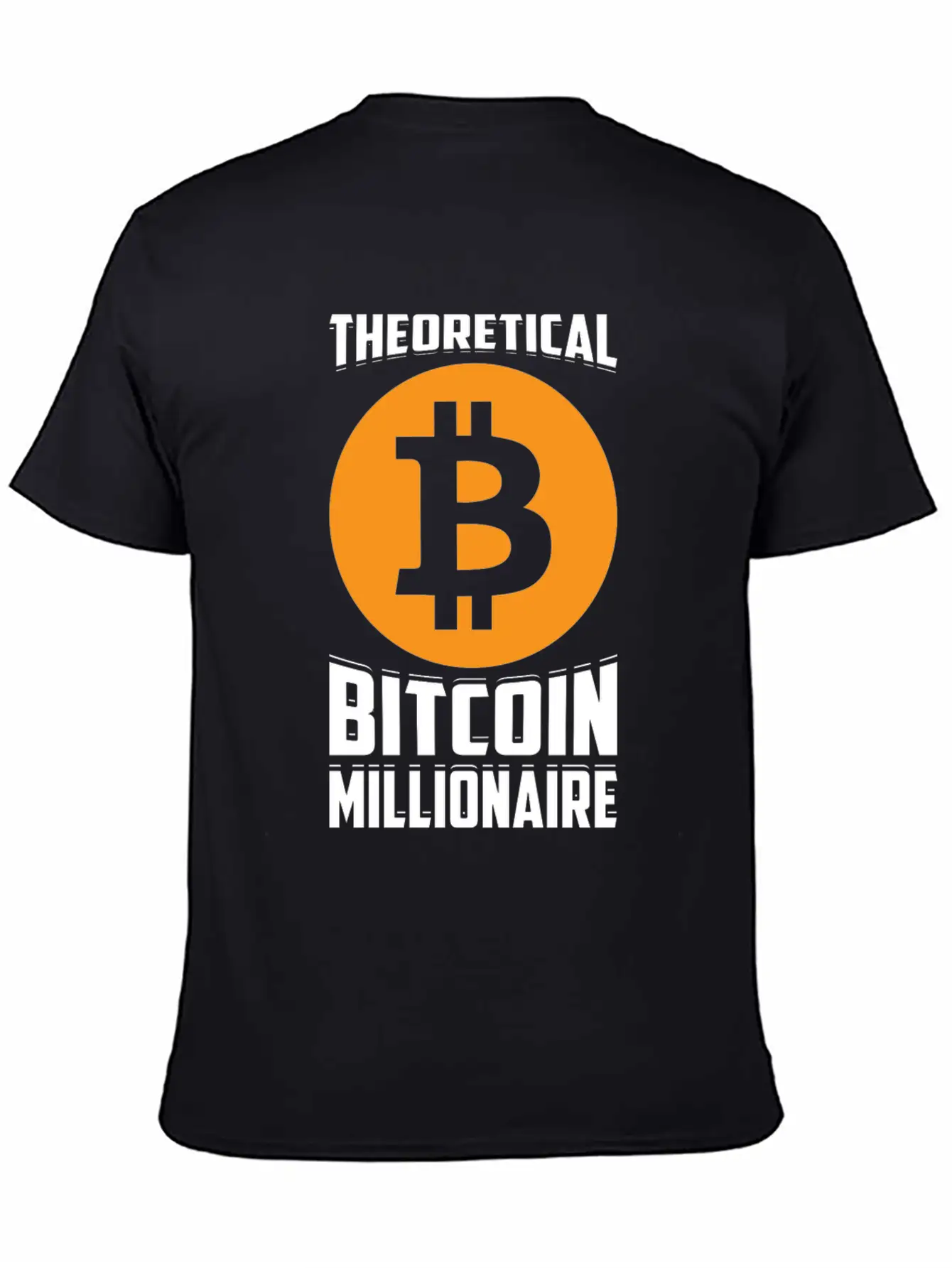 Theorital Bitcoin Millionaire Crypto Blockchain Unisex Casual T-Shirt – Clean Design For Daily Comfort