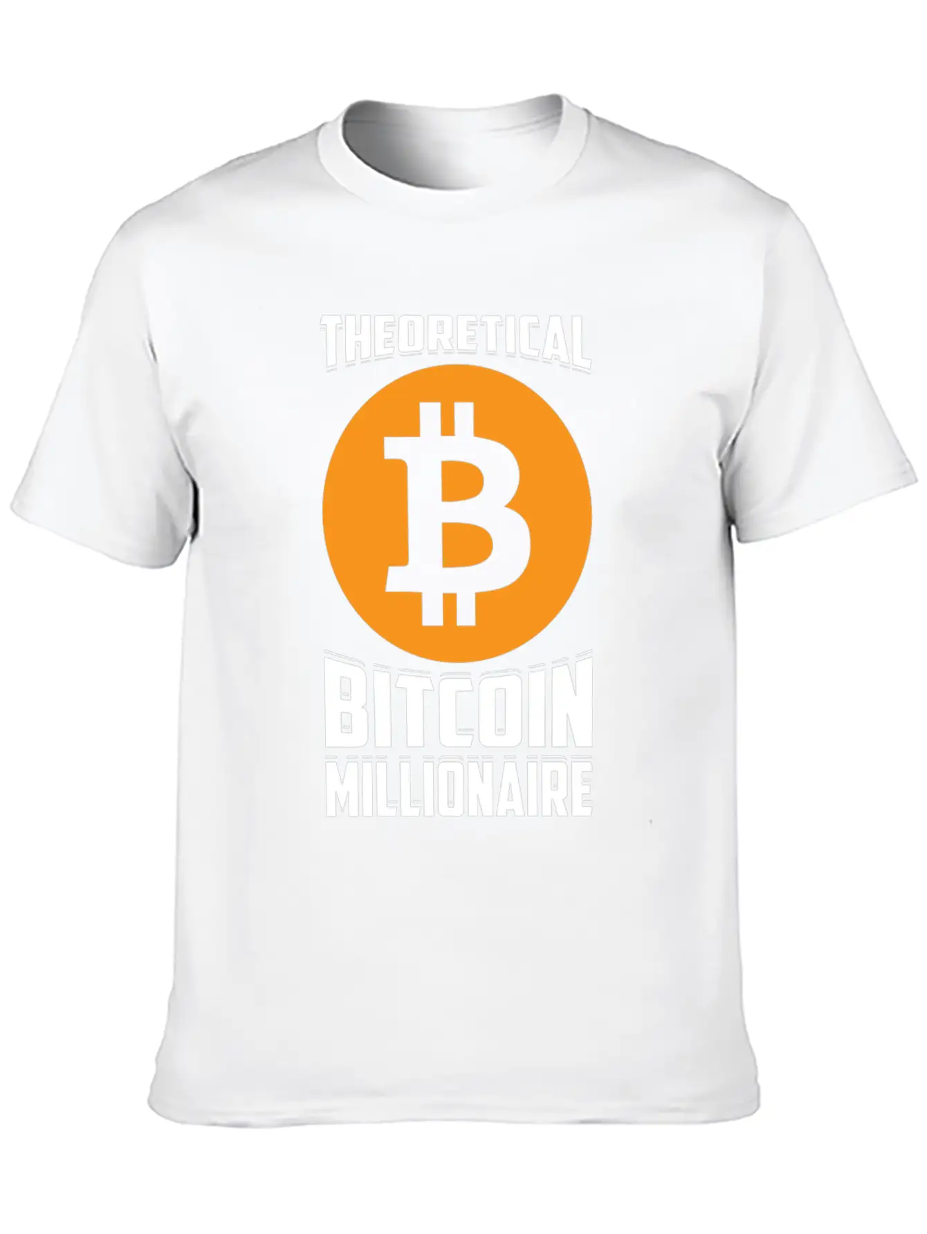 Theorital Bitcoin Millionaire Crypto Blockchain Unisex Casual T-Shirt – Clean Design For Daily Comfort