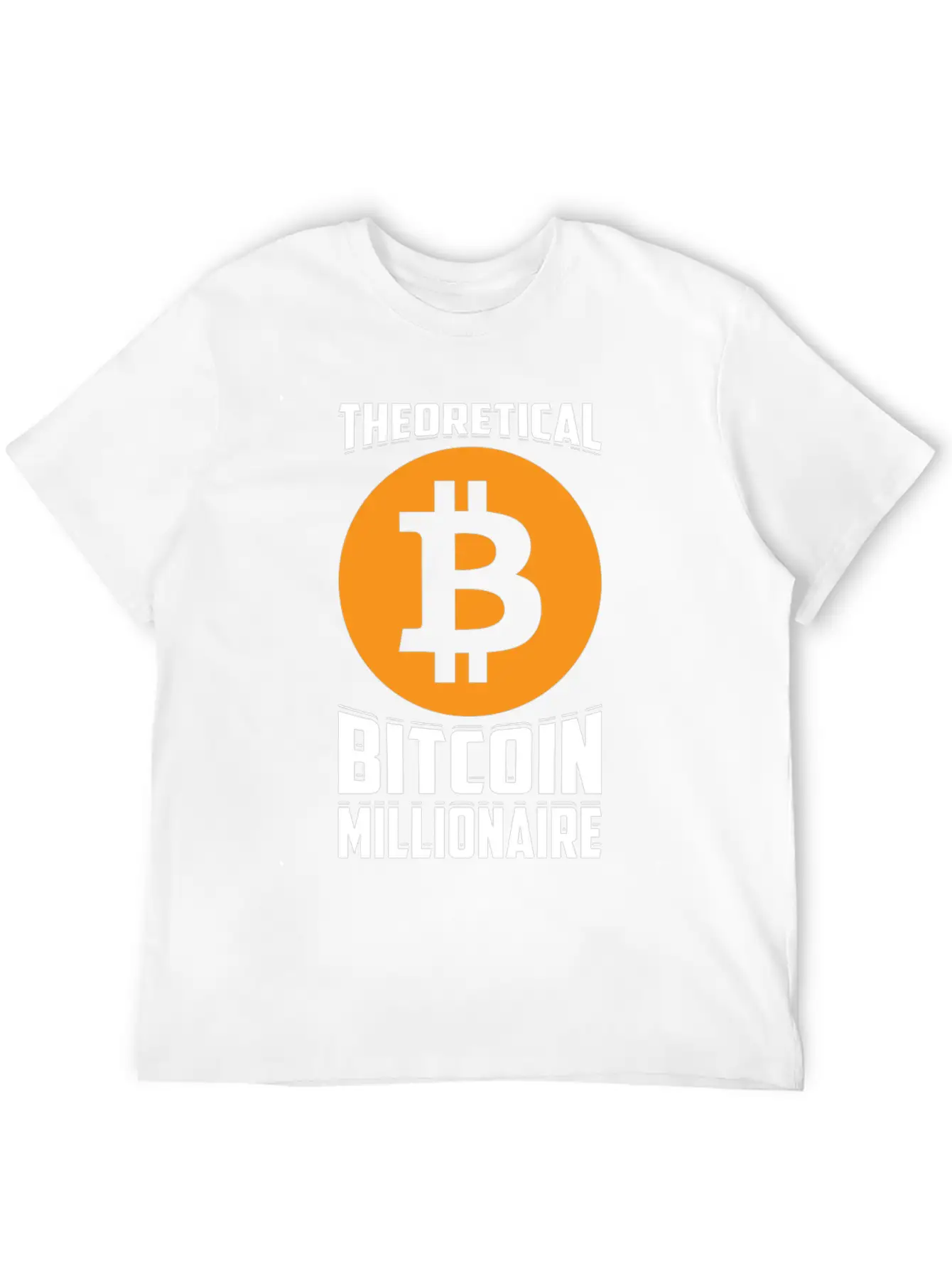 Theorital Bitcoin Millionaire Crypto Blockchain Unisex Casual T-Shirt – Clean Design For Daily Comfort