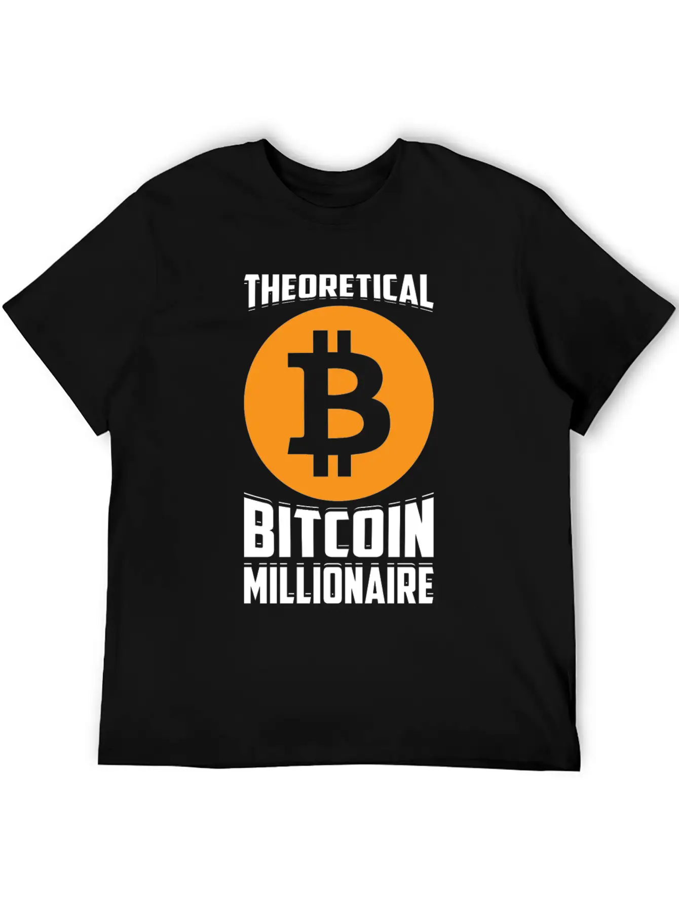Theorital Bitcoin Millionaire Crypto Blockchain Unisex Casual T-Shirt – Clean Design For Daily Comfort