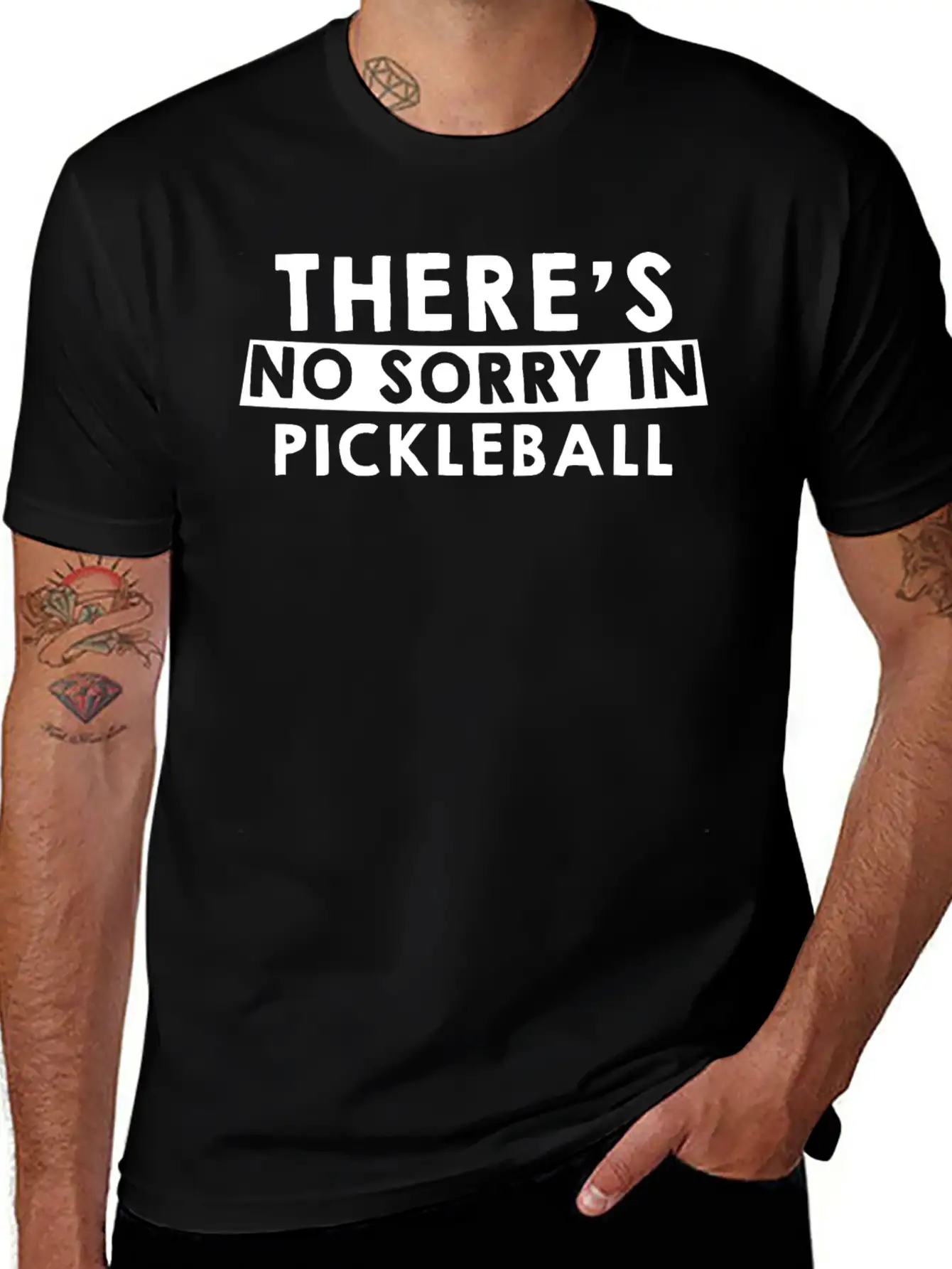 There's No Sorry In Pickleball 6 Unisex Casual T-Shirt – Clean Design For Daily Comfort