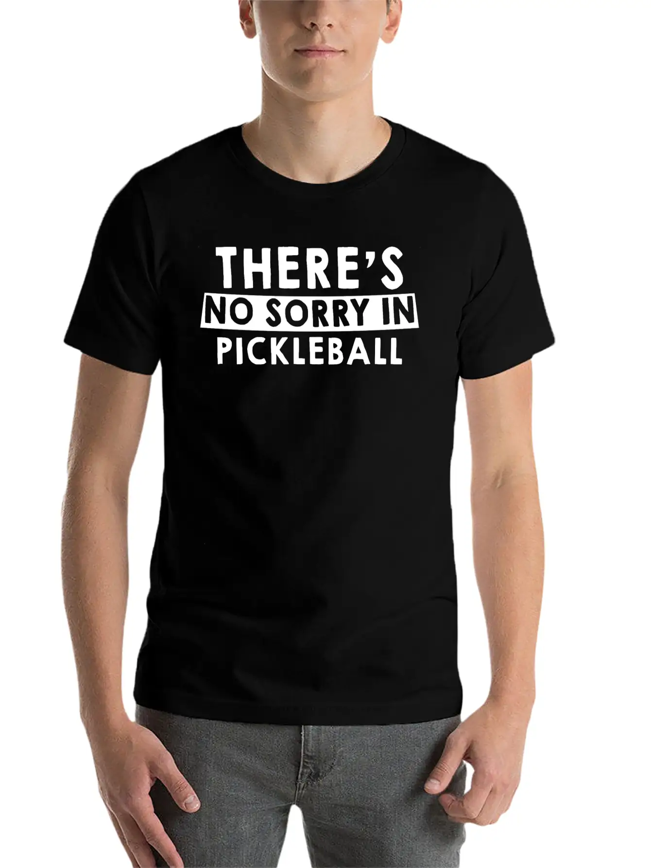 There's No Sorry In Pickleball 6 Unisex Casual T-Shirt – Clean Design For Daily Comfort
